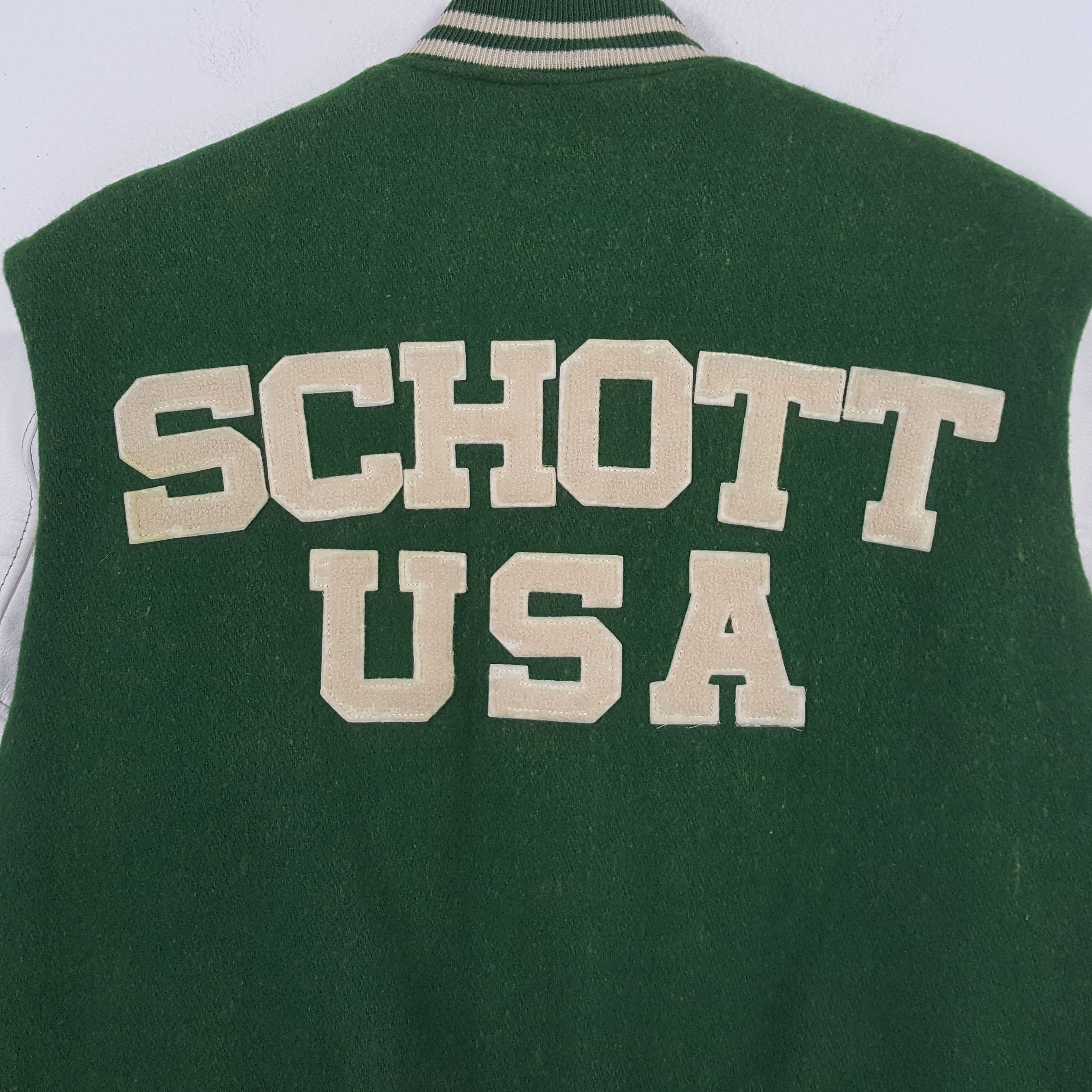 Schott Vintage SCHOTT USA Motorcycle Racing Varsity Jacket C292N18 Size US M / EU 48-50 / 2 - 2 Thumbnail