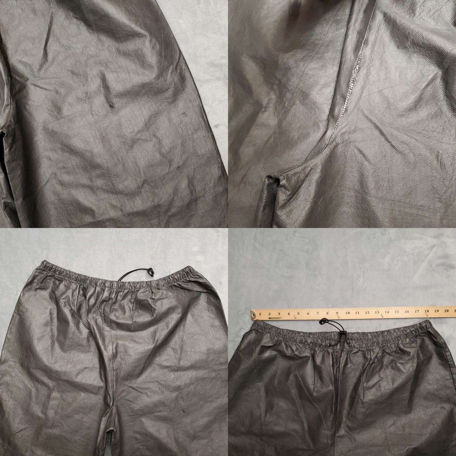 Vintage Frogg Toggs Pants Men 2XL Gray Waterproof Baggy Rain Lightweight Packable Hiking Rain Pants Mens 2XL Gray Waterproof Baggy Frogg Toggs pants Size US 39 - 9 Thumbnail