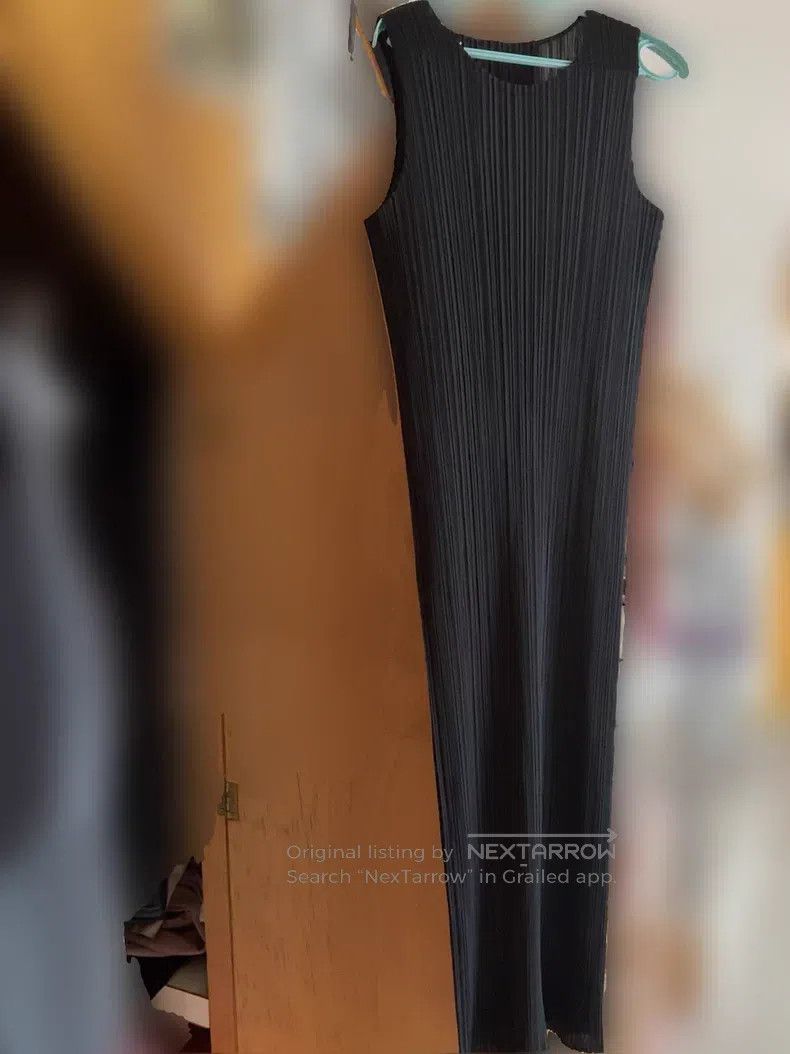 Issey Miyake Issey Miyake Black Pleated Dress Size XL / US 12-14 / IT 48-50 - 5 Thumbnail