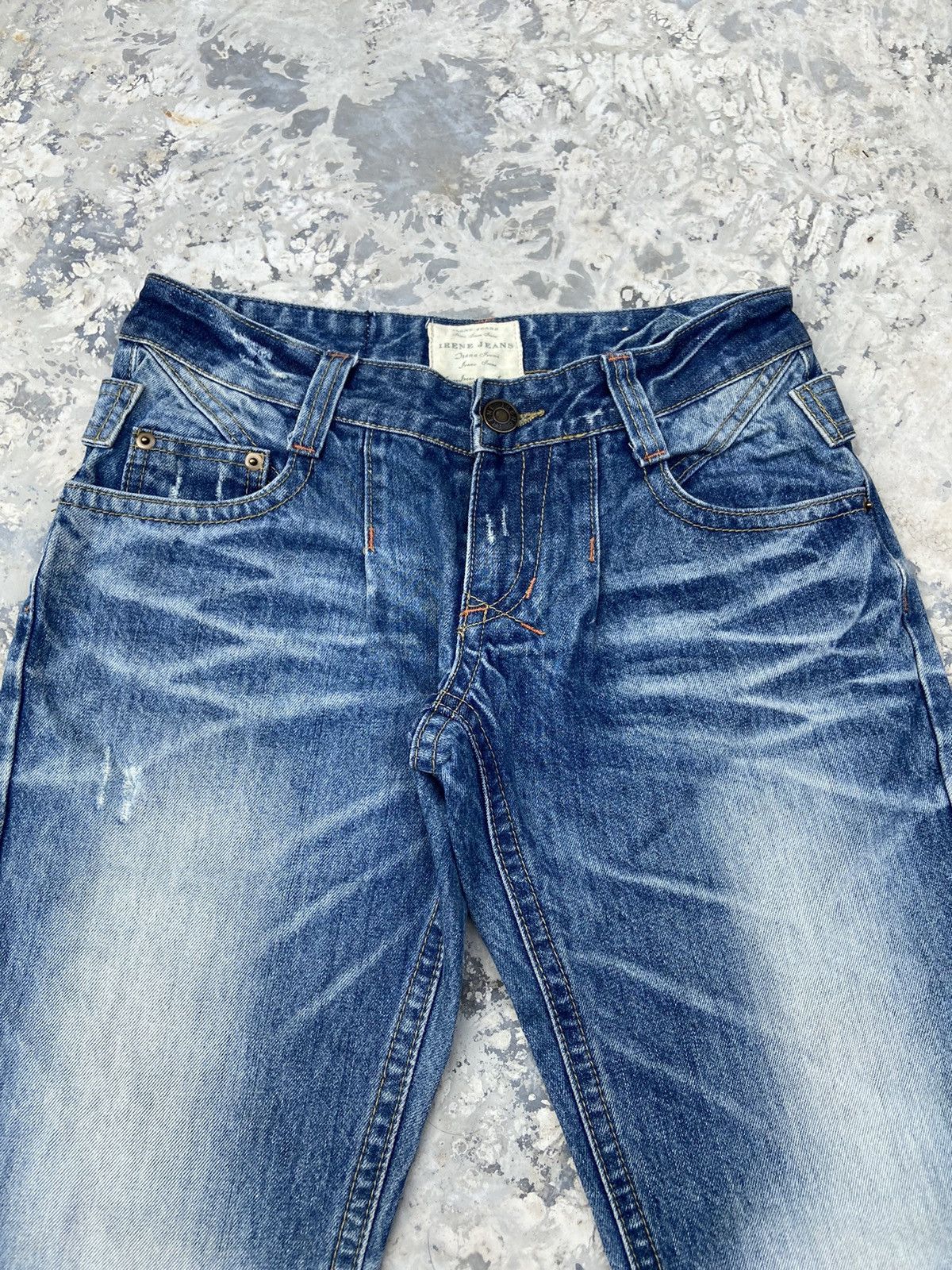 If Six Was Nine × Le Grande Bleu (L.G.B.) × Vintage Irene short denim pants below the knee Size 27" / US 4 / IT 40 - 3 Thumbnail