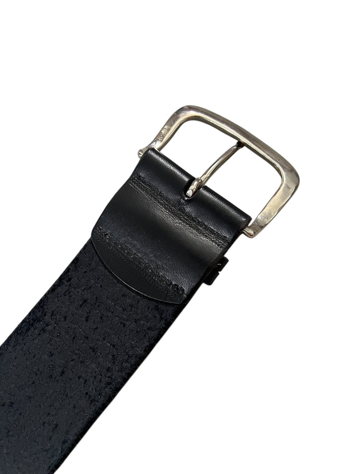 Limi Feu 1990s Y’s Bis Limi Feu Wide Leather Belt Size ONE SIZE - 6 Thumbnail
