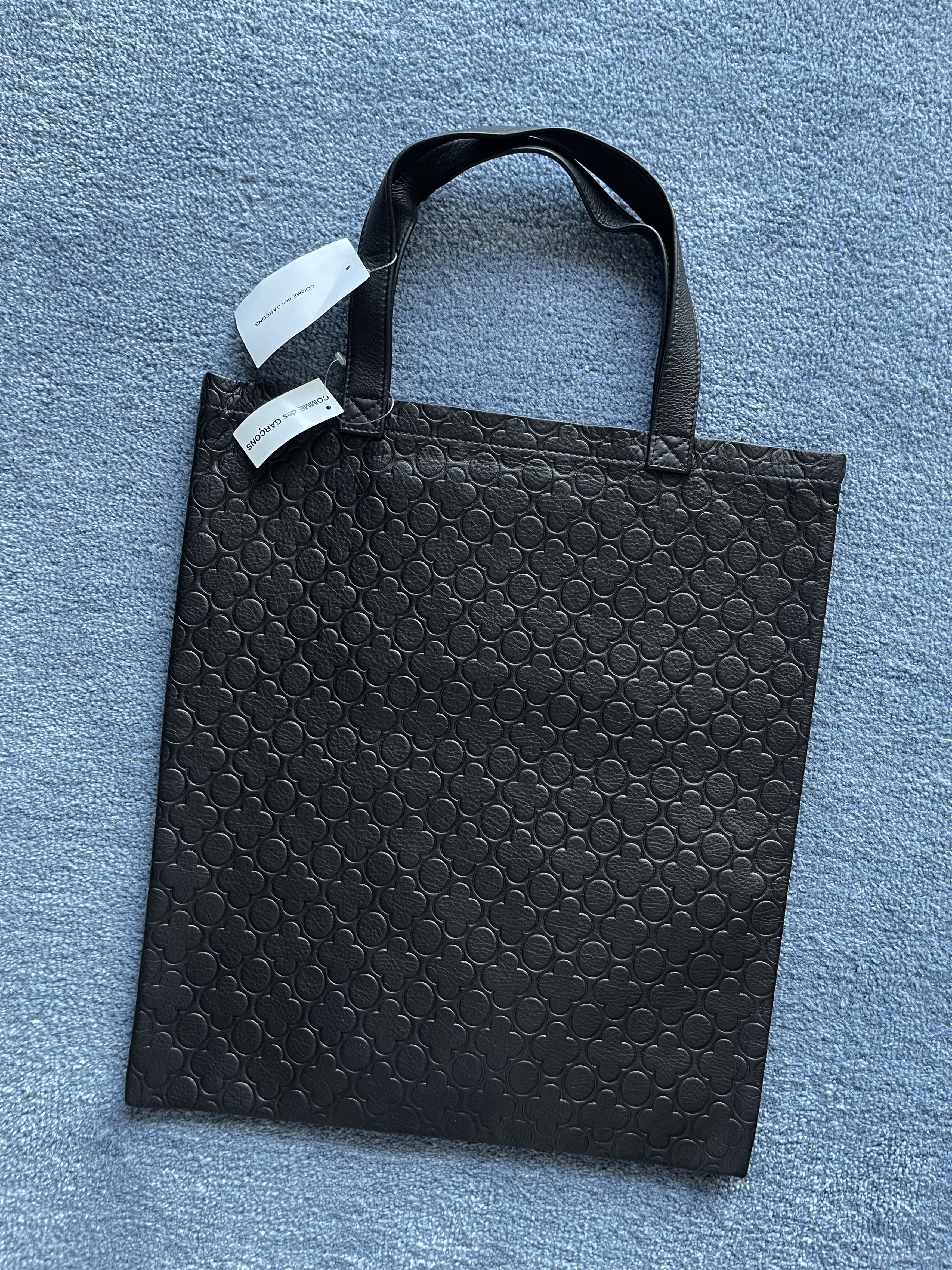 Comme des Garcons Comme des Garcons Leather Shoulder Bag Clover Cow Hide Tote Size ONE SIZE - 1 Thumbnail