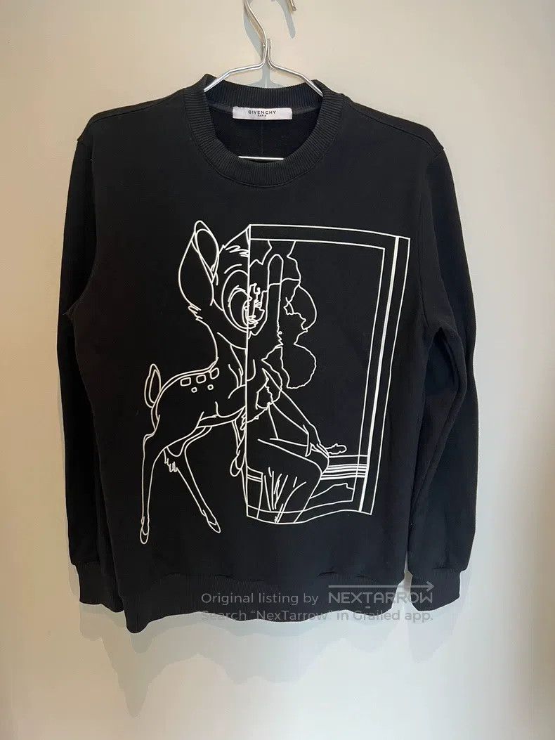 Givenchy Givenchy Deer Men's Long Sleeve Round Neck Classic Casual Size US XS / EU 42 / 0 - 1 Thumbnail