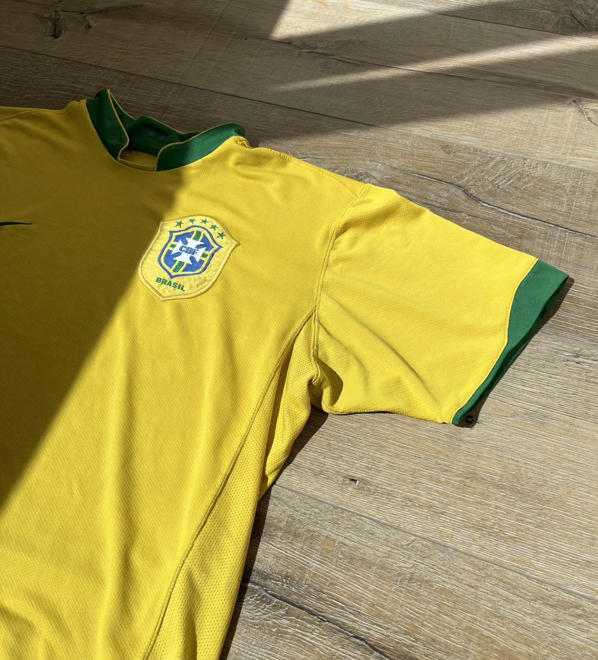 Nike VINTAGE NIKE BRASIL 2006 JERSEY Y2K Size US L / EU 52-54 / 3 - 4 Thumbnail