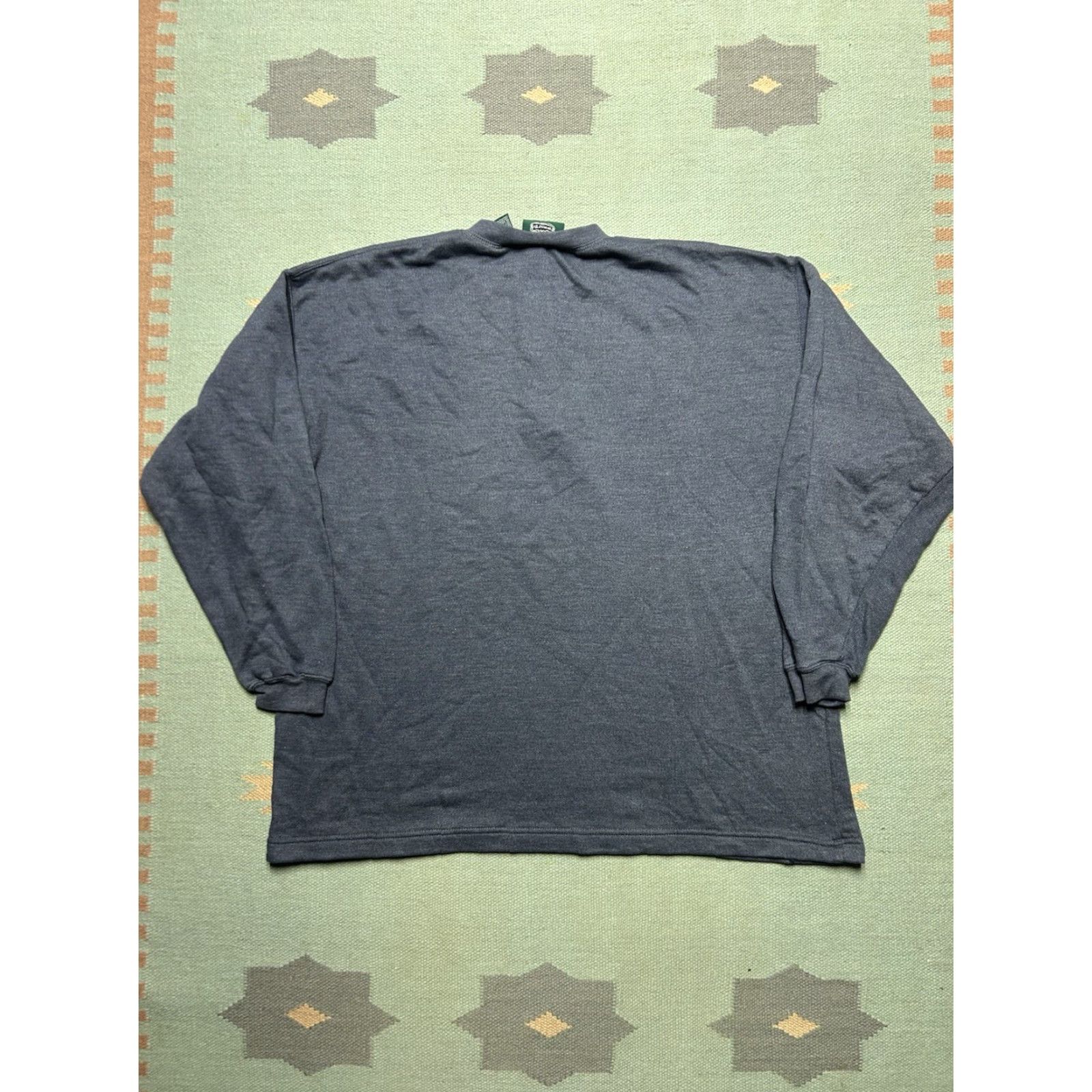 Vintage VINTAGE Brut Henley Shirt Sweater Long Sleeve Blue Men XL Size US XL / EU 56 / 4 - 5 Thumbnail