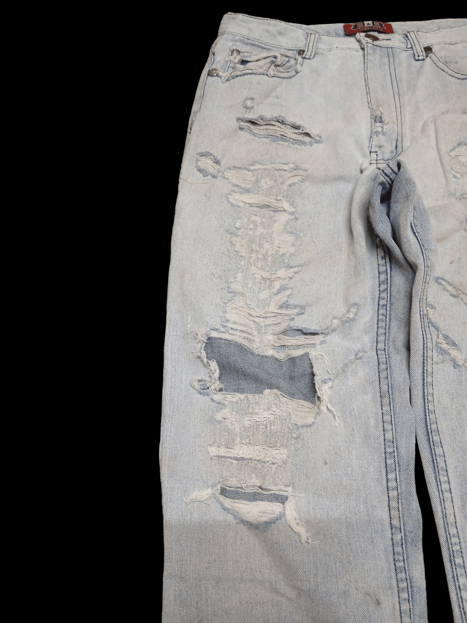 Japanese Brand distressed denim b.bond jeans brand Size US 30 / EU 46 - 3 Thumbnail