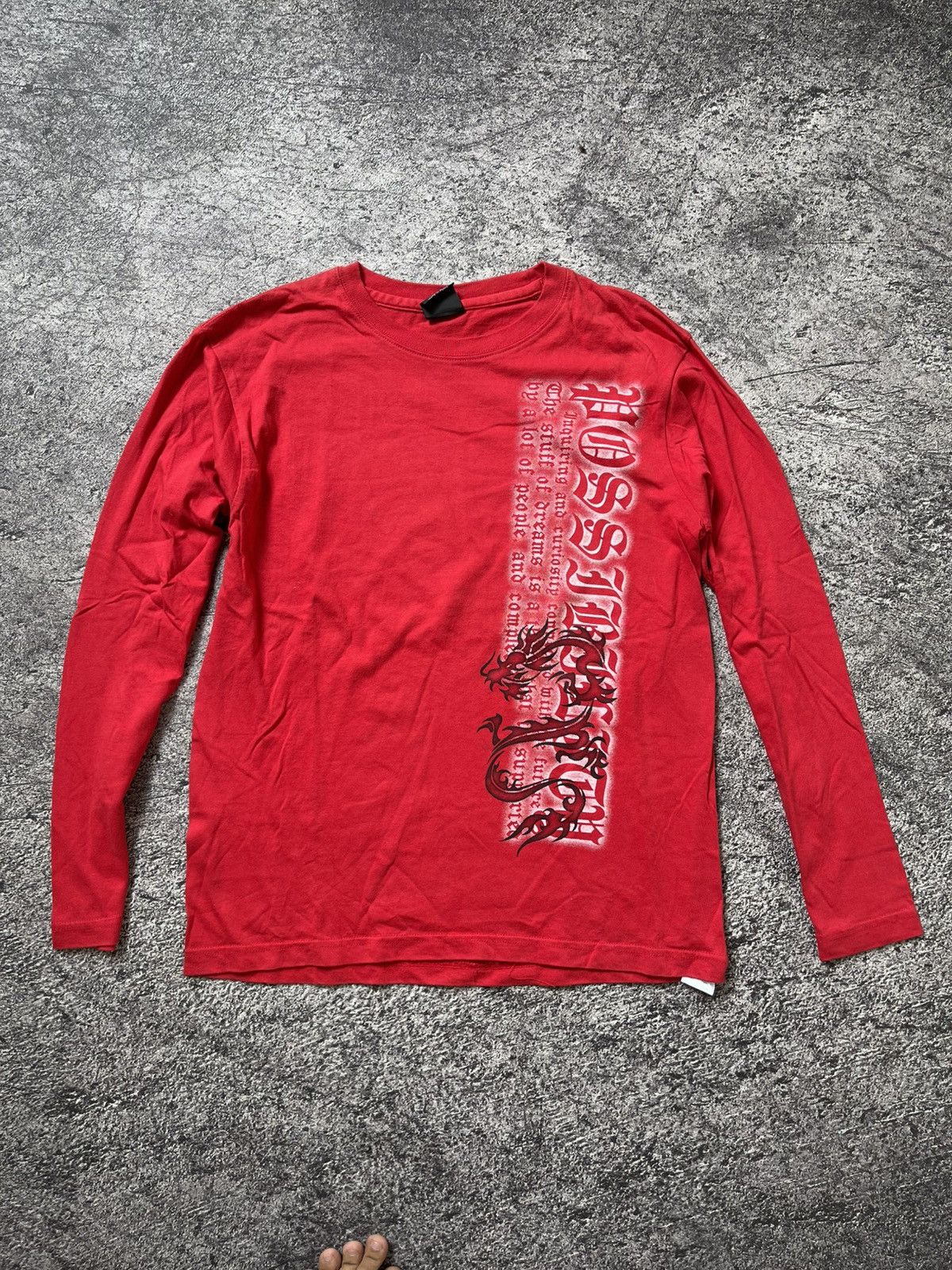 Japanese Brand Y2K Bay Leaf Dragon ifsixwasnine punk Longsleeve Size US L / EU 52-54 / 3 - 3 Thumbnail