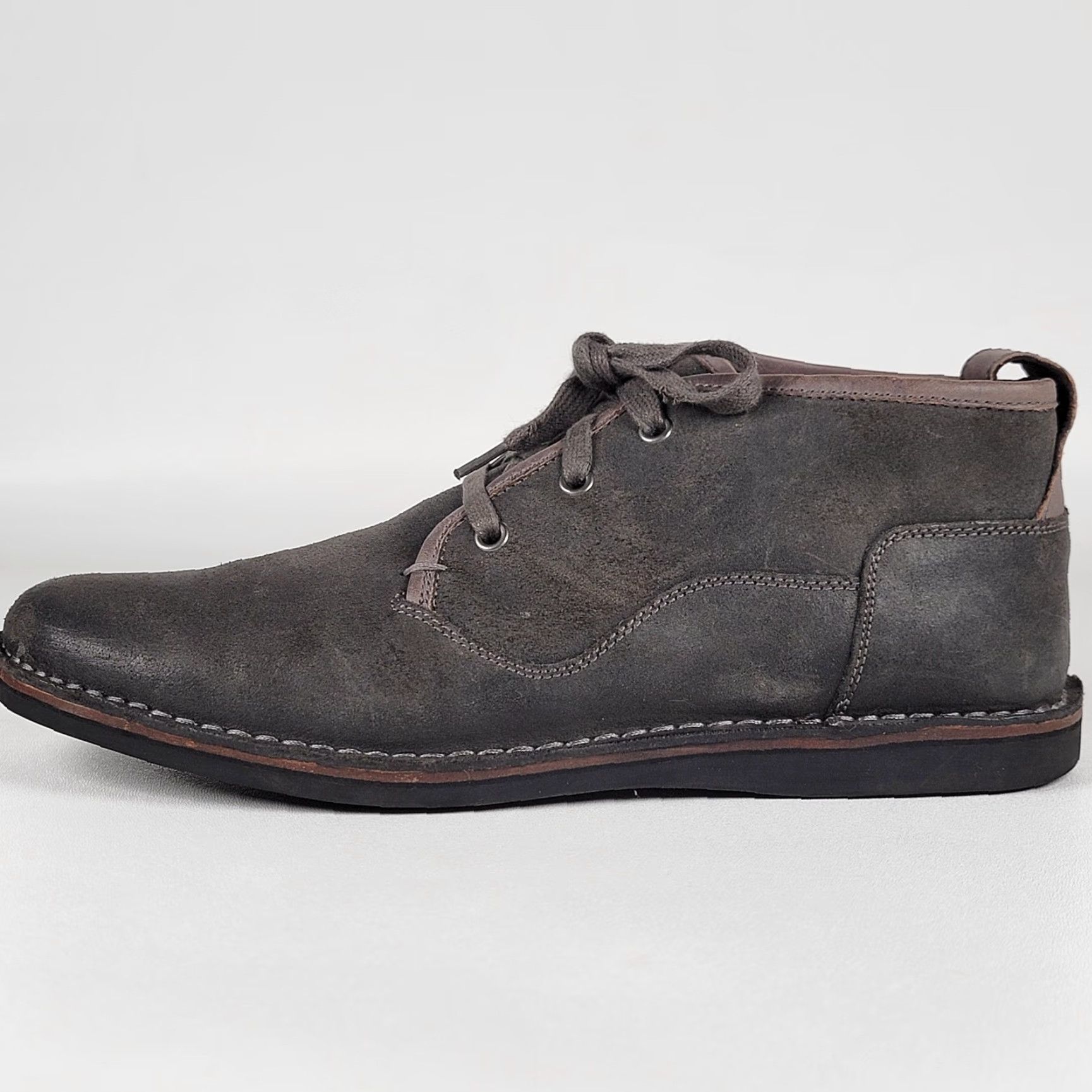 John Varvatos John Varvatos Star USA Hipster Chukka Boots Grey Leather Size 11 M Mens Size US 11 / EU 44 - 7 Thumbnail