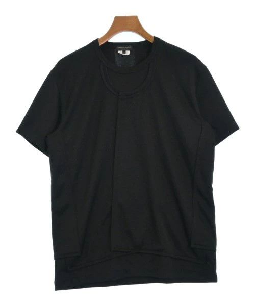 Comme des Garcons Homme Plus T-Shirts Polyester Short Sleeve Plain Crewneck Black Size US L / EU 52-54 / 3 - 1 Thumbnail