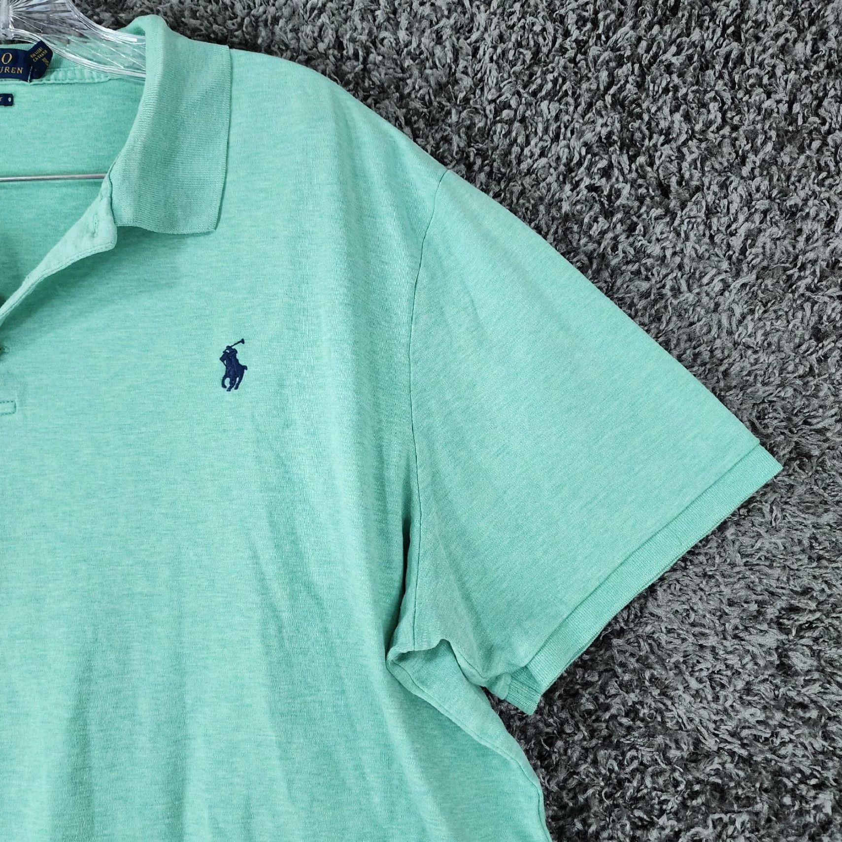 Polo Ralph Lauren Polo Ralph Lauren Men's Classic Fit Short Sleeve Polo Shirt Size XL Green Teal Size US XL / EU 56 / 4 - 2 Thumbnail
