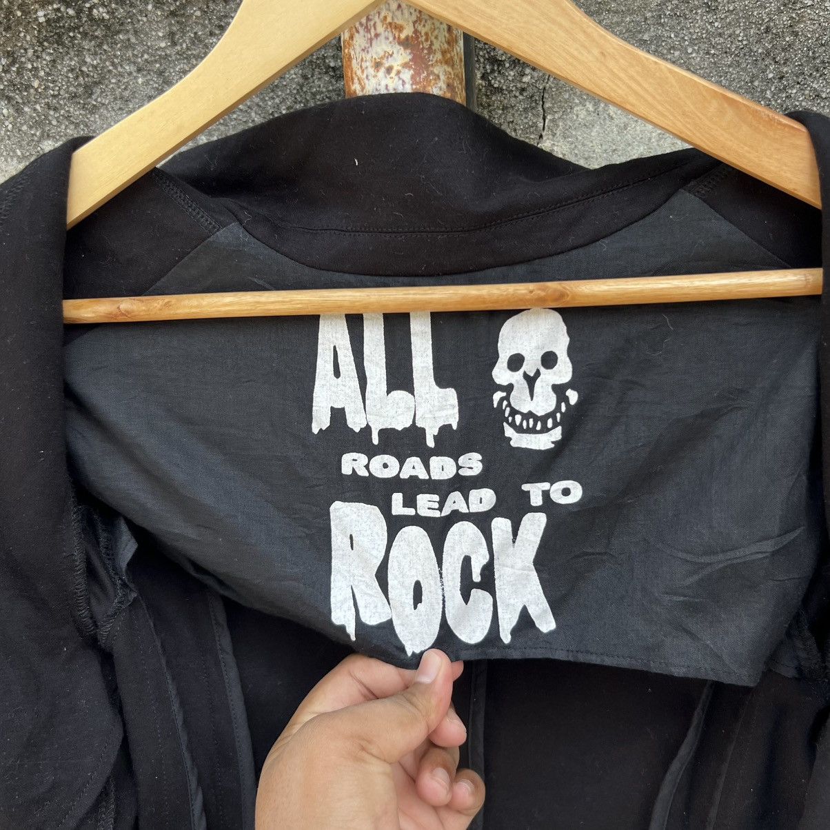 Japanese Brand “PPFM” ALL ROADS LEAD TO ROCK BLAZER Size S / US 4 / IT 40 - 14 Thumbnail