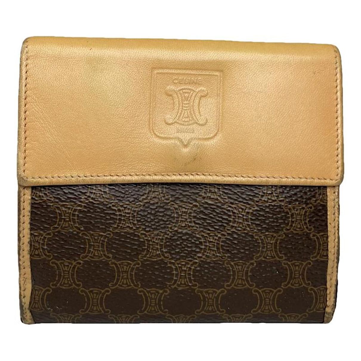 Celine Triomphe Brown Leather Wallet Size ONE SIZE - 1 Thumbnail