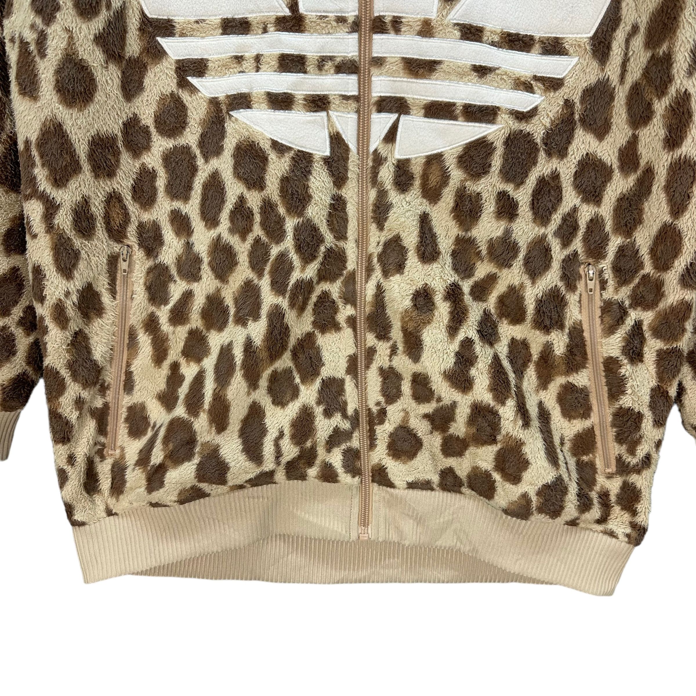 Adidas ADIDAS CHEETAH BIG LOGO ZIPPER FLEECE HOODIES #8823-029 Size US M / EU 48-50 / 2 - 3 Thumbnail