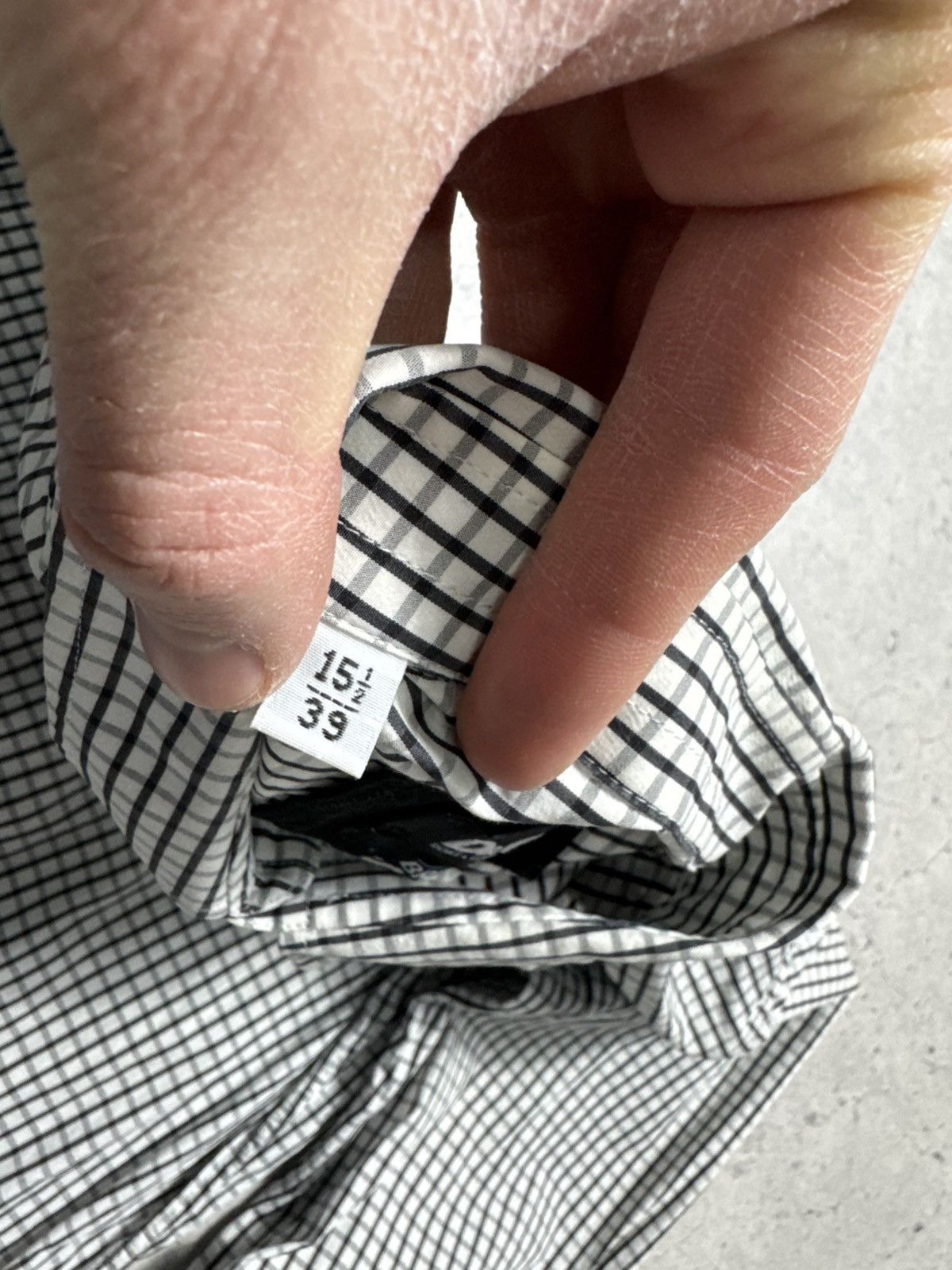 Dolce & Gabbana Dolce & Gabbana DG Luxury Button Up Checked Shirt Size US S / EU 44-46 / 1 - 7 Thumbnail