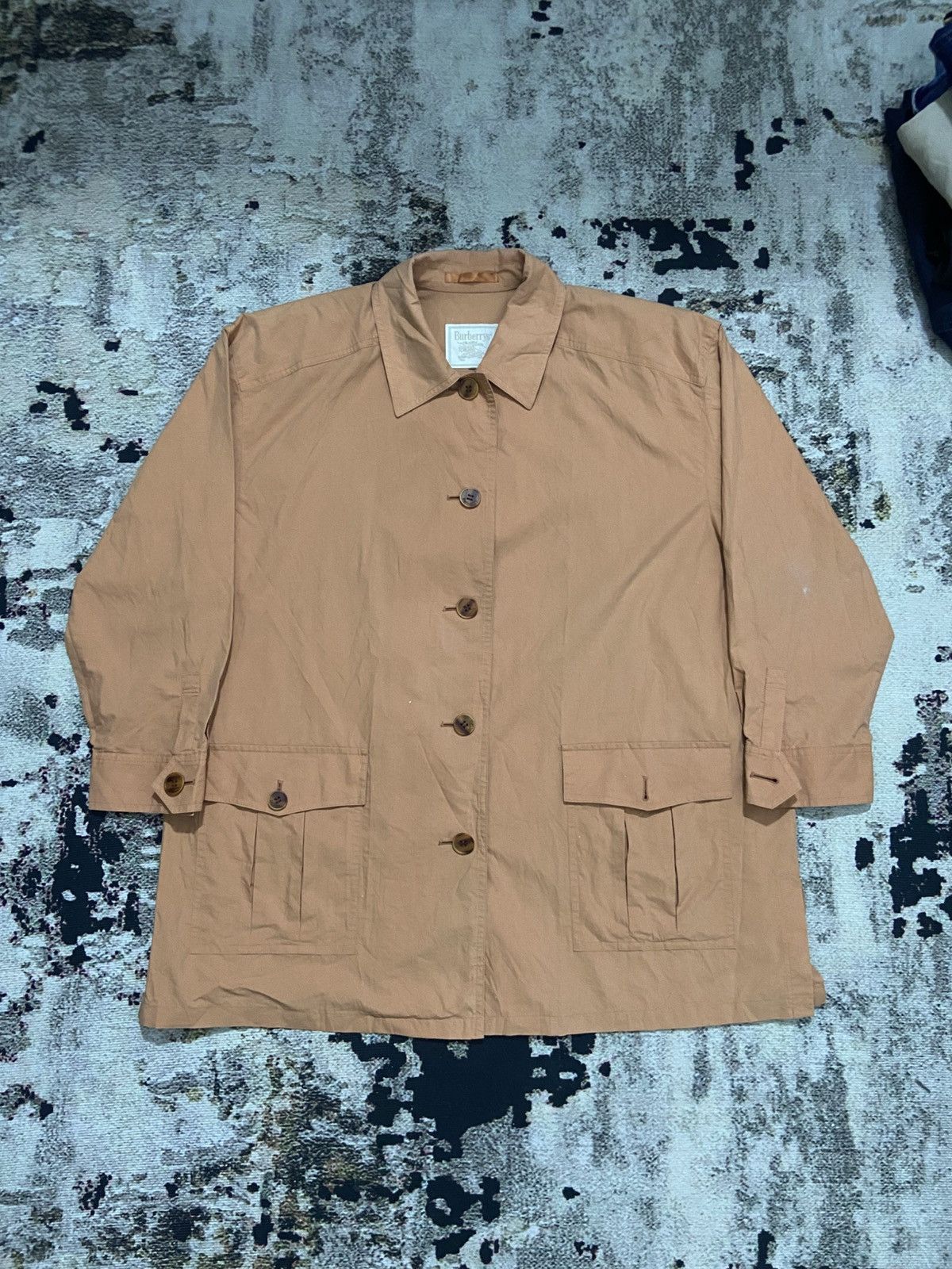 Burberry Burberrys Vintage Salmon Coat Size M / US 6-8 / IT 42-44 - 1 Thumbnail