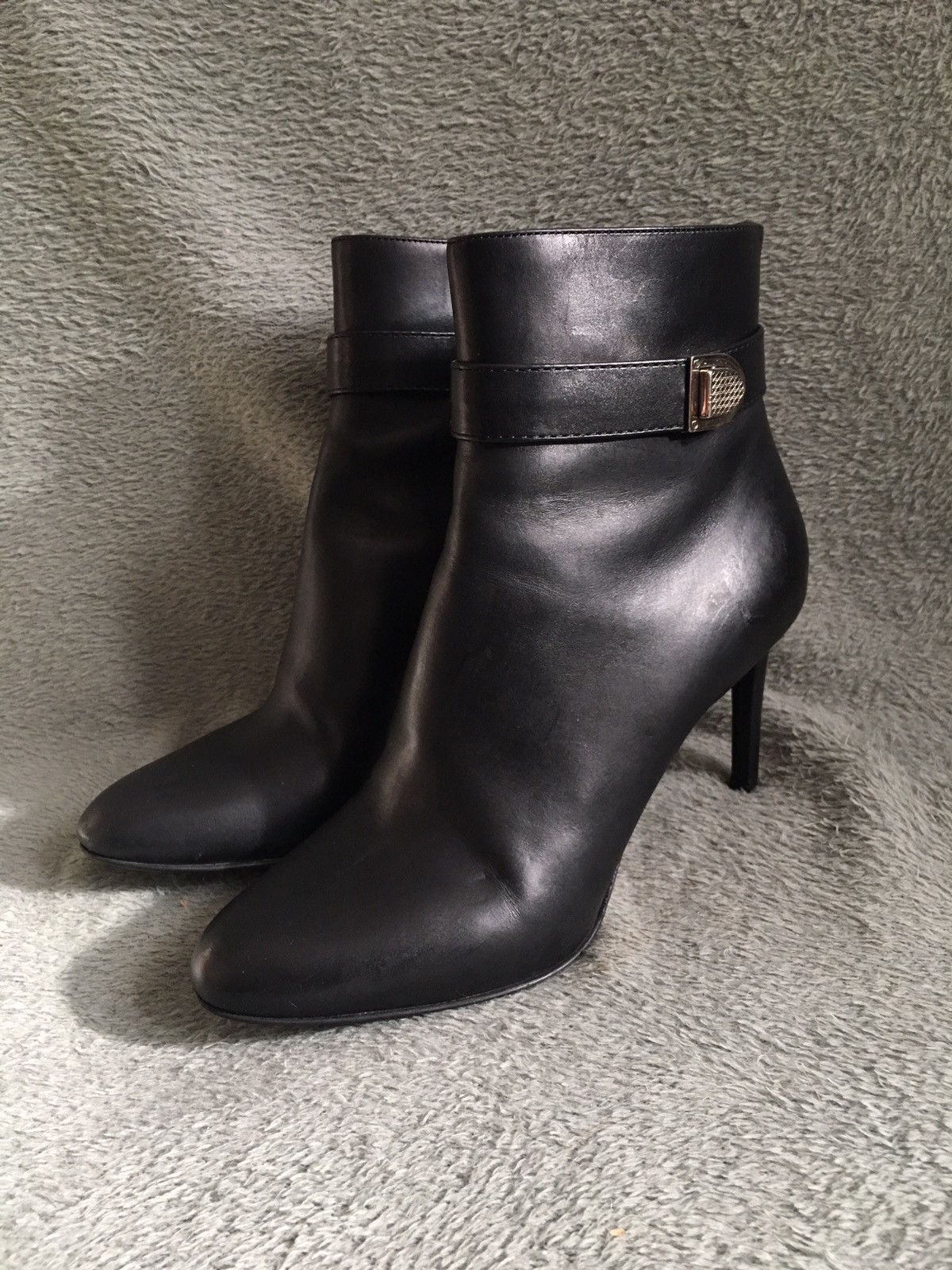 Dior DIOR Black Leather Zip Ankle Boots EU 38 Size US 8 / IT 38 - 4 Thumbnail