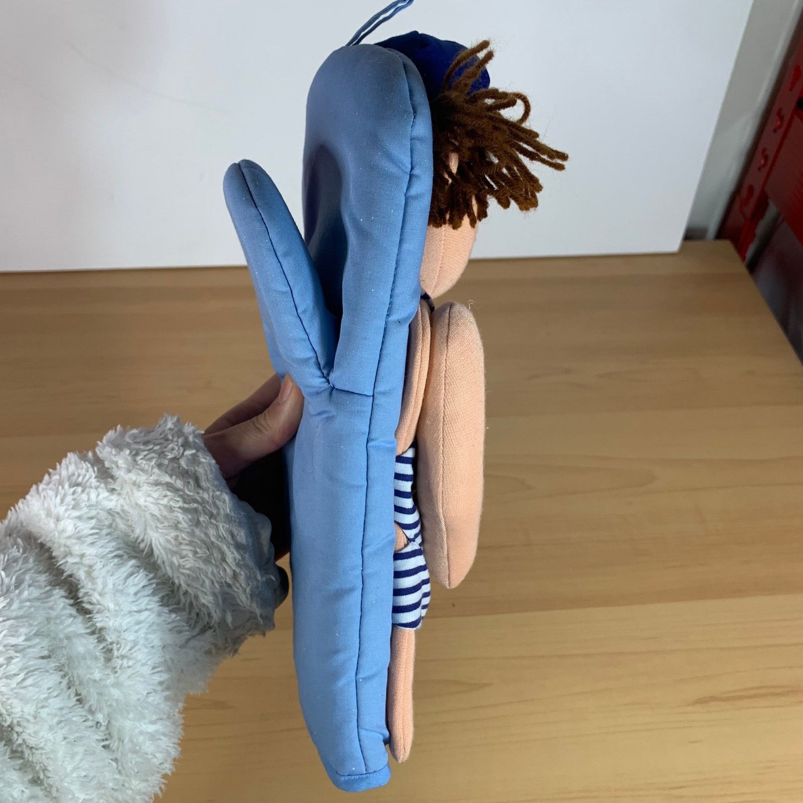 Other Cute Swimming Suit Doll Oven Mitt Blue Color Size ONE SIZE - 2 Thumbnail