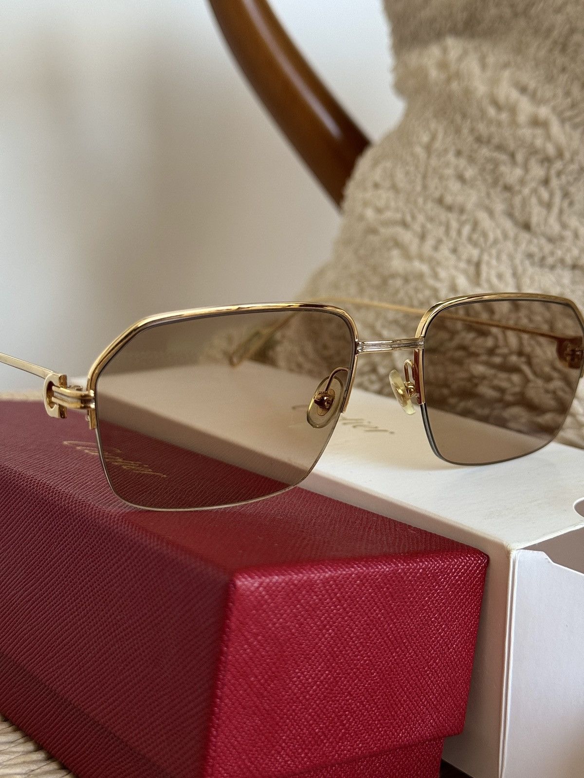 Cartier Cartier Sunglasses Première de Cartier – CT01140 (003) Size ONE SIZE - 10 Thumbnail
