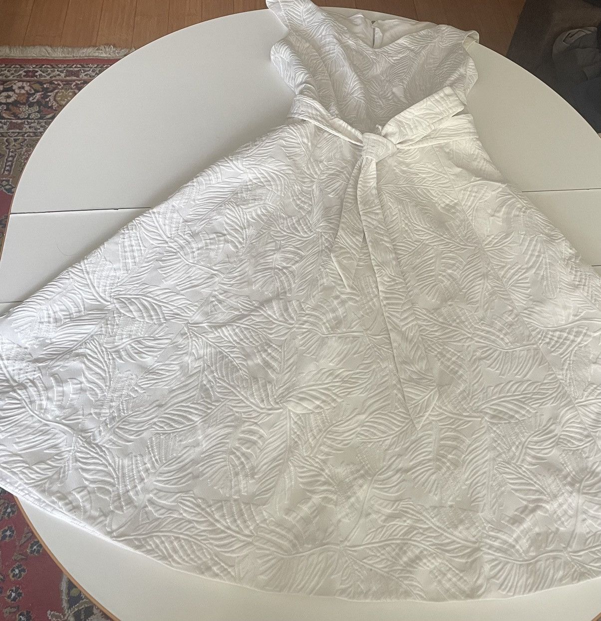 Karen Millen White taffeta dress, size 16( UK), Karen Millen, the new Size M / US 6-8 / IT 42-44 - 8 Thumbnail