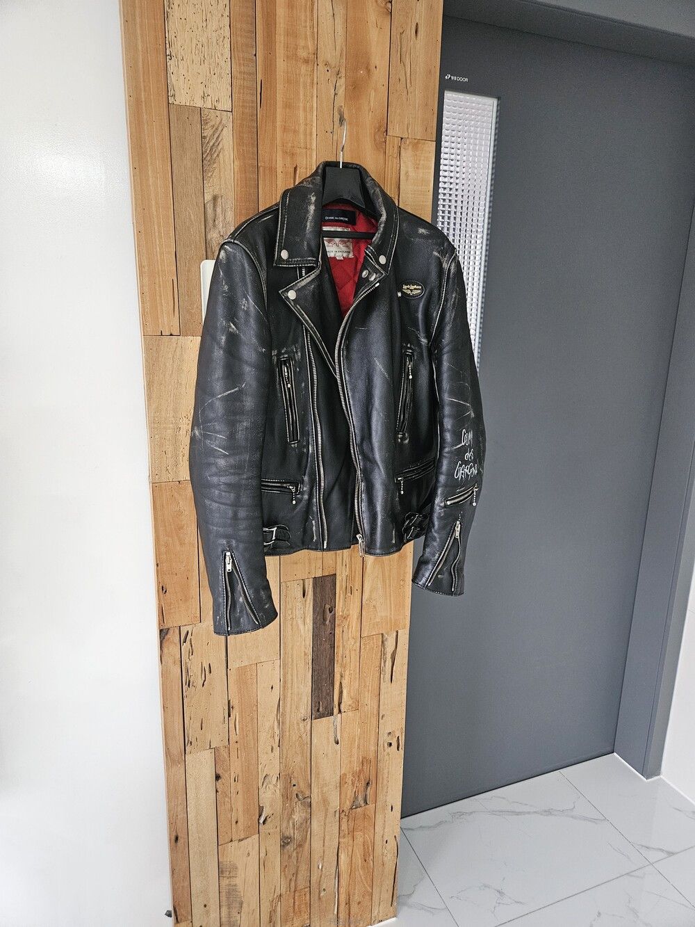 Comme des Garcons × Lewis Leathers Lewis leathers x Comme des Garcons Leather Jacket Size US L / EU 52-54 / 3 - 4 Thumbnail