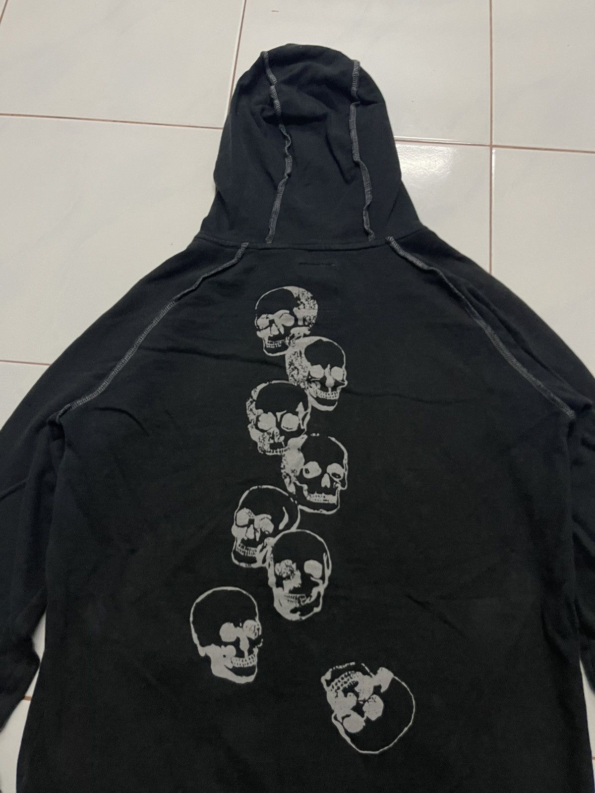 If Six Was Nine 2000s SKULL OF FREEDOM ZIPPER HOODIE JACKET SKULL DESIGN Size US M / EU 48-50 / 2 - 6 Thumbnail