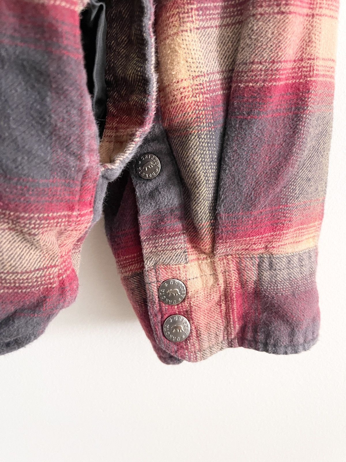 Other STEAL! Vintage Grizzly Mountain Plaid Flanner Shirt Jacket Size US XXL / EU 58 / 5 - 6 Thumbnail