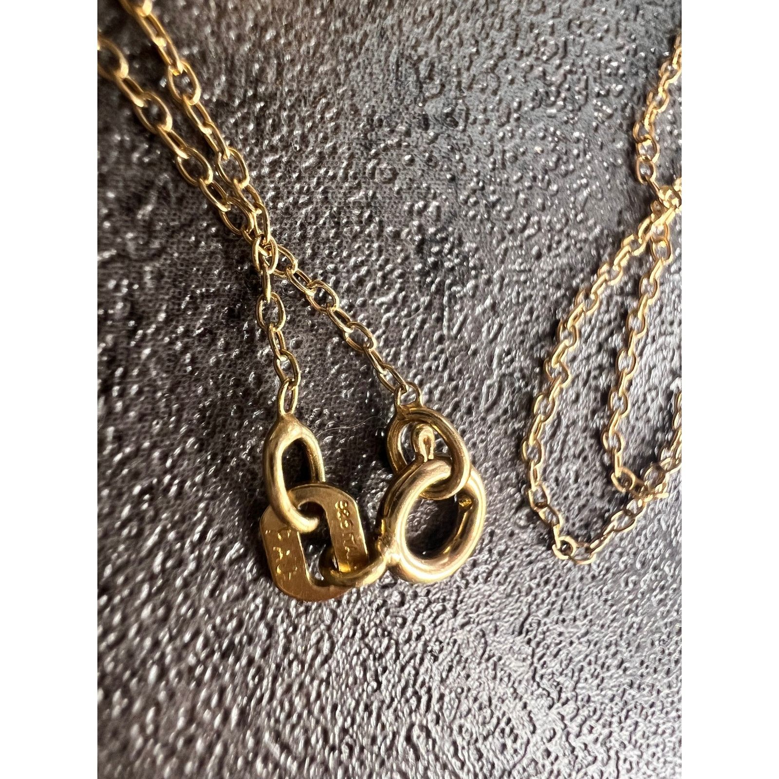 Other Butterfly CZ pendant in YG over 925 with 18 inch chain Size ONE SIZE - 3 Thumbnail