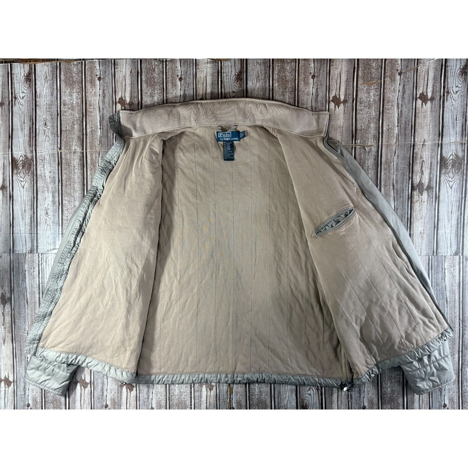 Polo Ralph Lauren Polo Ralph Lauren Quilted Calf Leather Trim Hideaway Hood Ja Size US XL / EU 56 / 4 - 4 Thumbnail