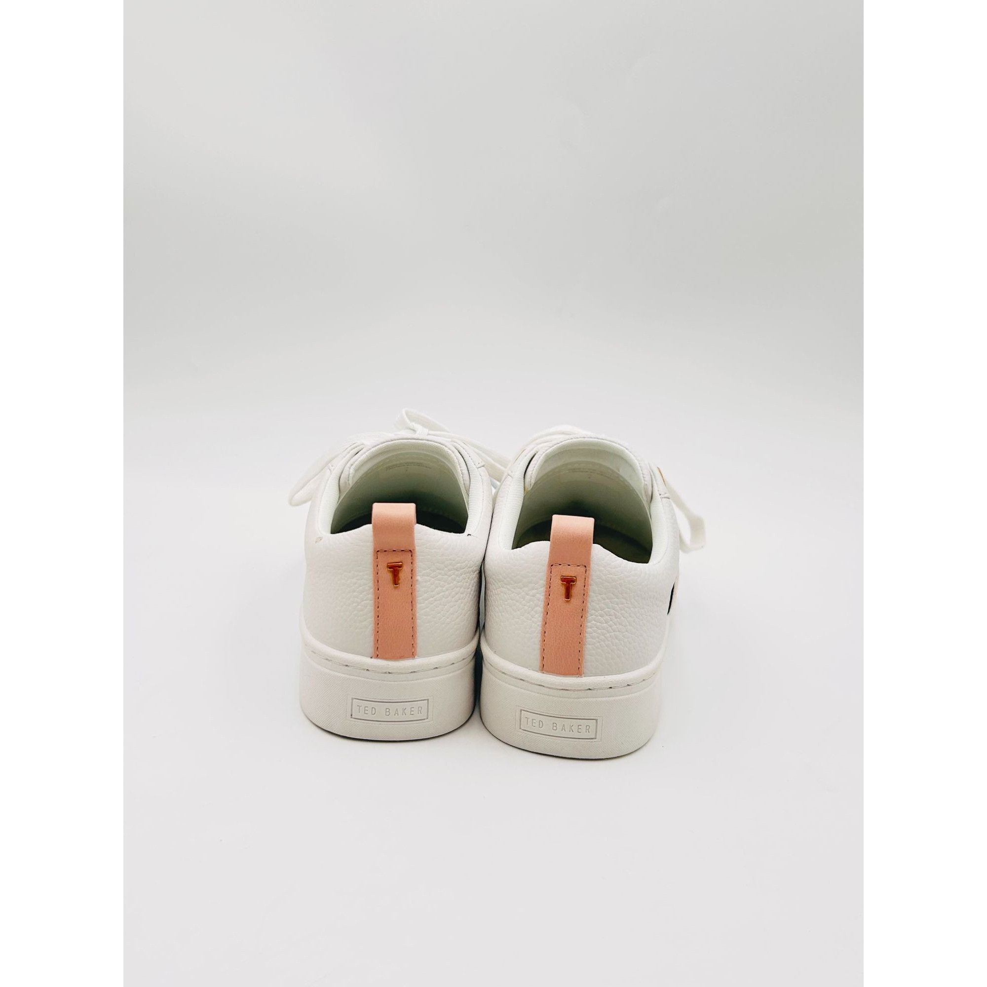Ted Baker Ted Baker Women’s Sneakers US 7 Pink White Leather Lace Up L Size US 7 / IT 37 - 3 Thumbnail