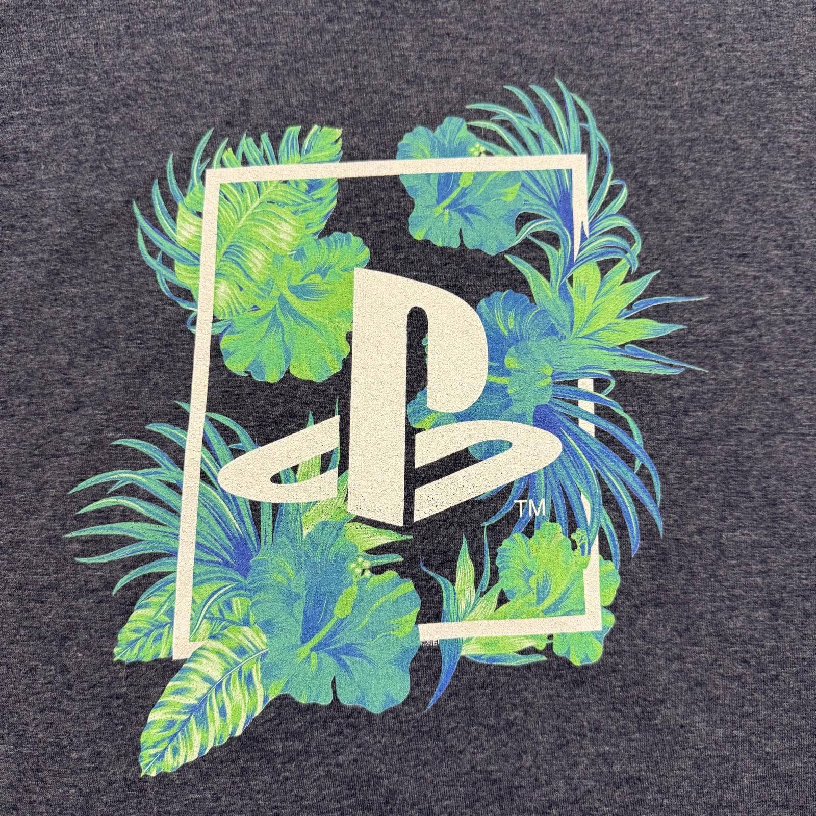 Playstation NWOT Vtg 2000s PlayStation Tropical Graphic Tee DS - S Size US L / EU 52-54 / 3 - 2 Thumbnail