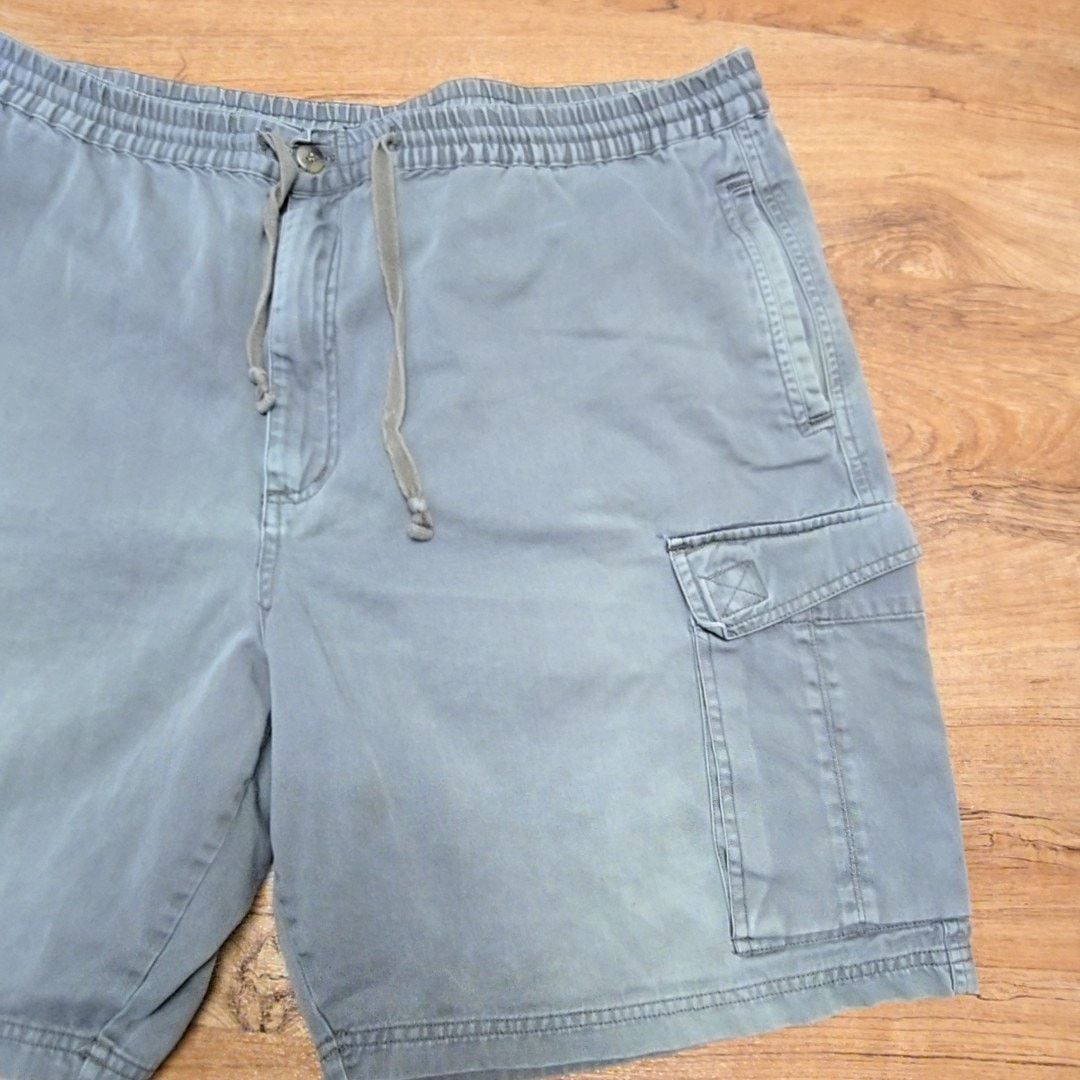Bugle Boy Vintage Bugle Boy Cargo Mens Large Elastic Gray Faded 90s Size US 34 / EU 50 - 2 Thumbnail