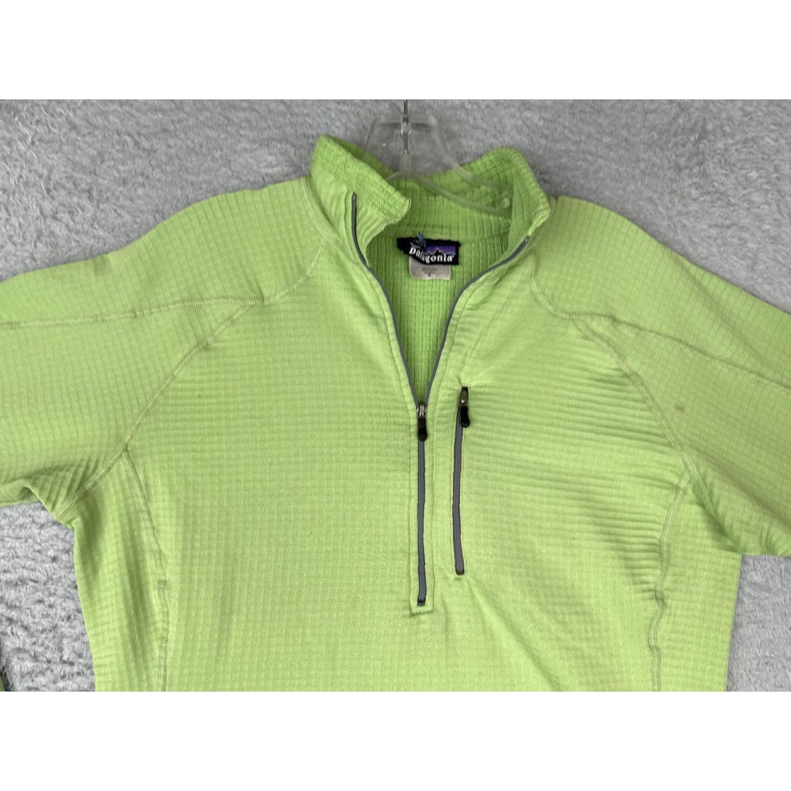 Patagonia VINTAGE Patagonia Shirt Womens M Green R1 Fleece Half Zip Pullover 90s Pat chegou Size M / US 6-8 / IT 42-44 - 4 Thumbnail