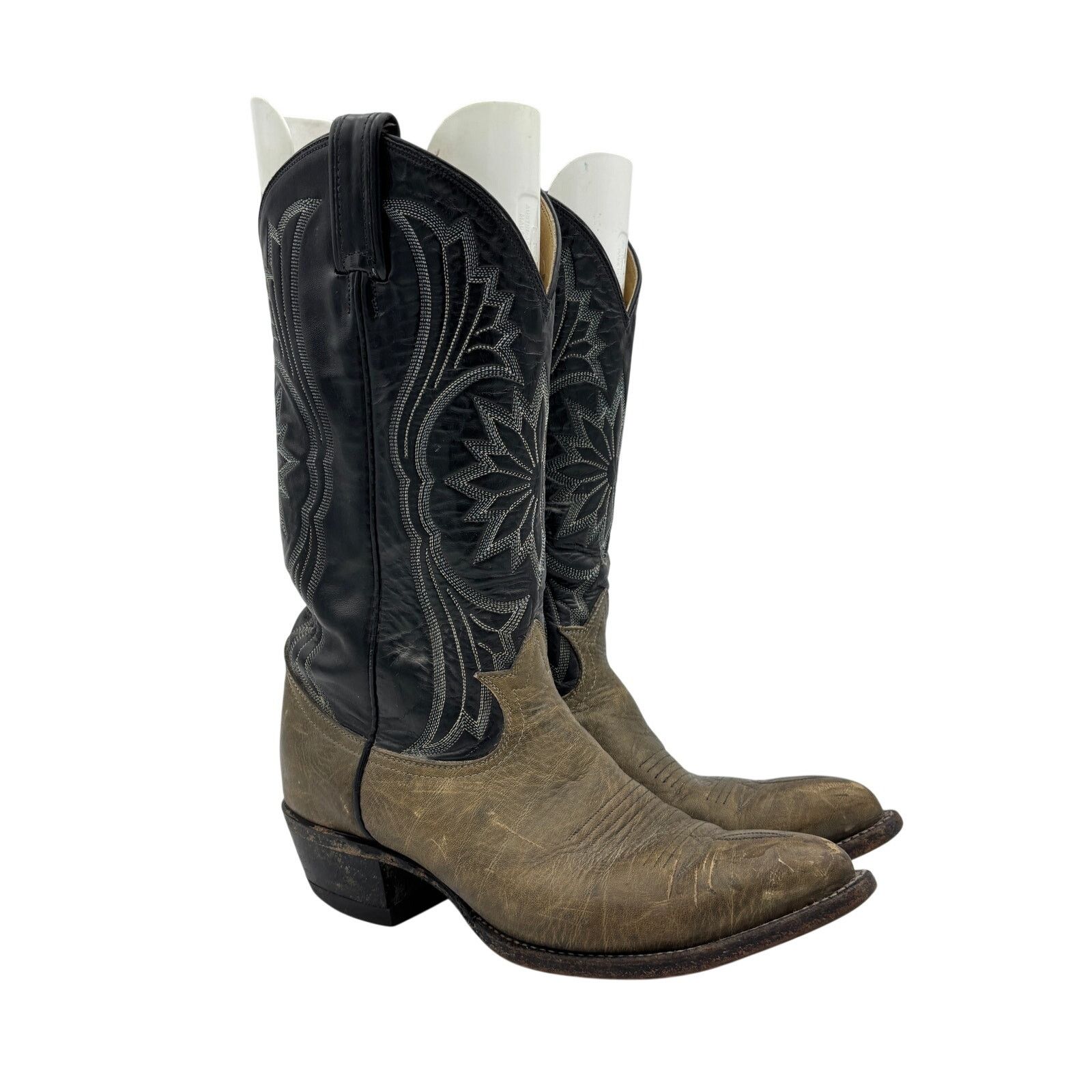 Tony Lama × Vintage Vintage Tony Lama 6701 Black Label Western Boots 7.5D 90s Size US 7.5 / EU 40-41 - 1 Thumbnail