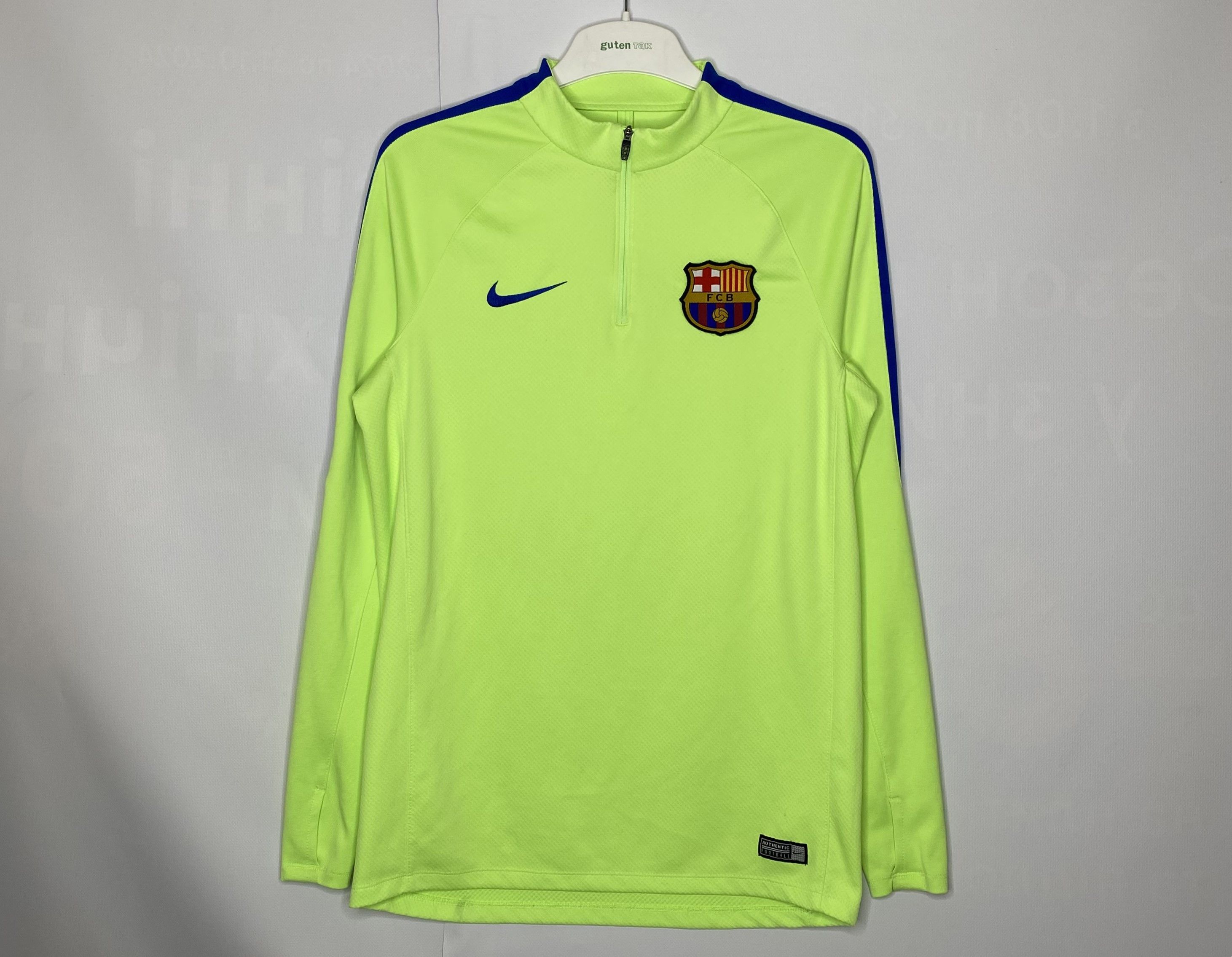 Nike BARCELONA 2017 TRAINING SWEATER FOOTBALL SHIRT SOCCER JERSEY Size US M / EU 48-50 / 2 - 1 Thumbnail
