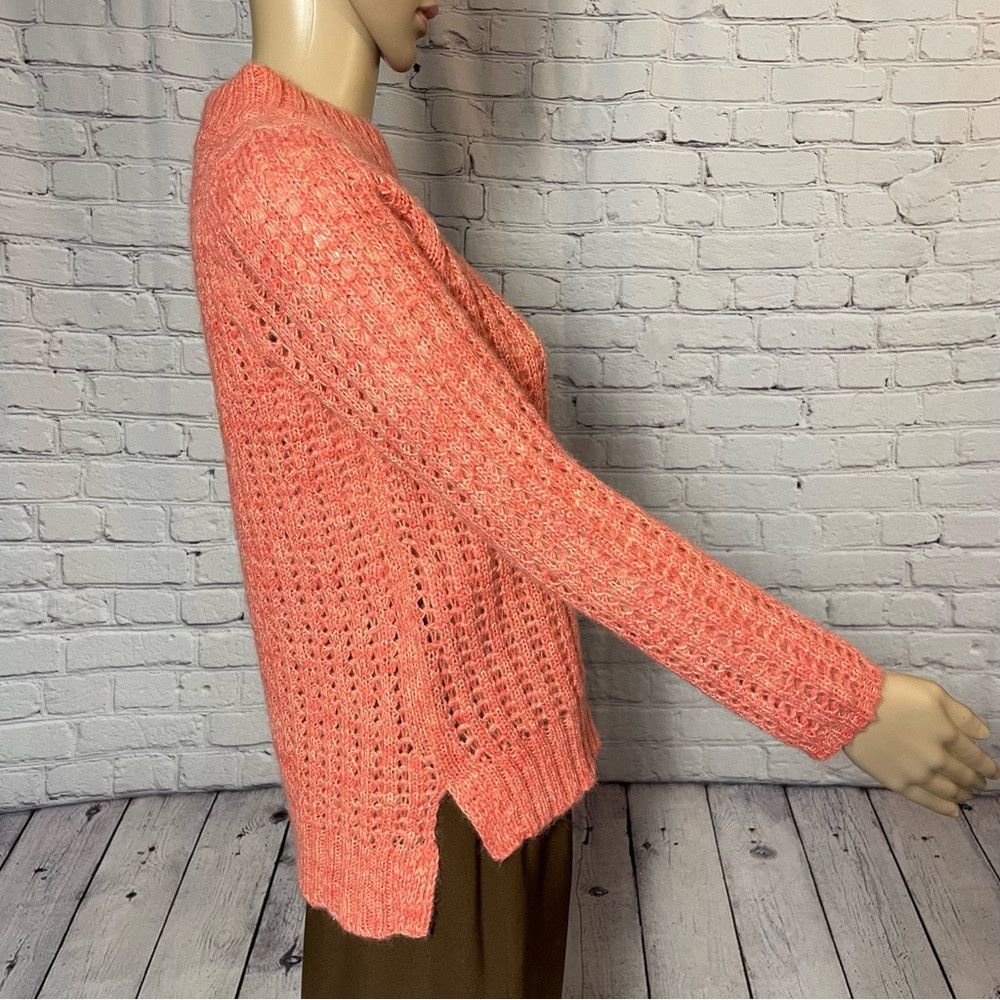 Anthropologie NWT New Anthropologie Field of Flowers Wool Blend Orange Sw Size S / US 4 / IT 40 - 4 Thumbnail