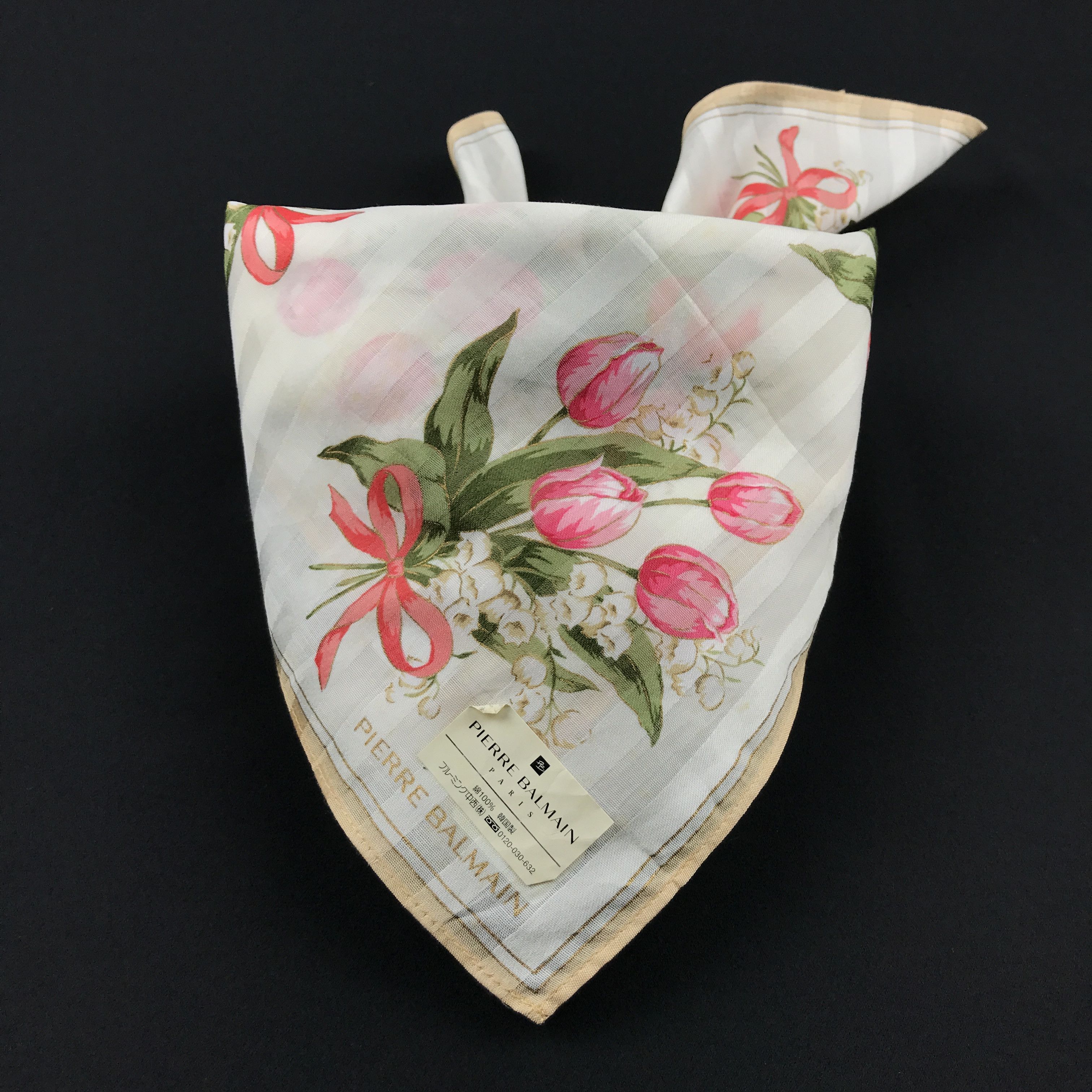 Designer × Pierre Balmain × Vintage Vintage Pierre Balmain Bandana Neckerchief Handkerchief Size ONE SIZE - 4 Thumbnail