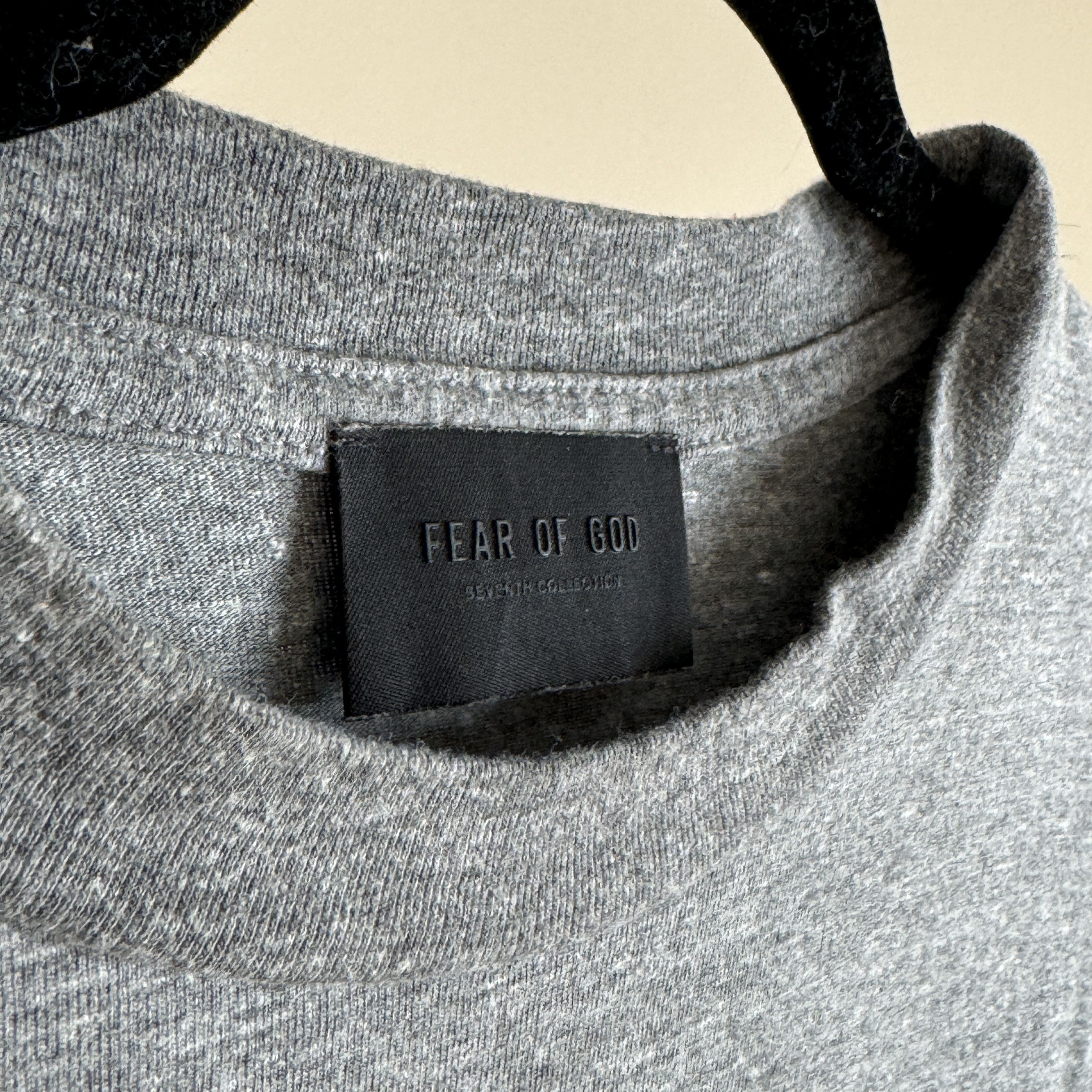 Fear of God Fear of God FG T-shirt 7th Collection Men gray Small Size US S / EU 44-46 / 1 - 3 Thumbnail