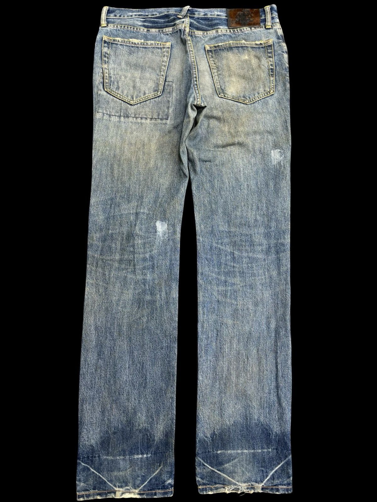 PPFM 💥PPFM Patchwork💥Archival Patchwork Distressed Denim F595 Size US 33 - 2 Thumbnail
