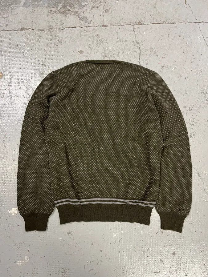 Prada 2000s Prada Olive Green V Neck Sweater Size US M / EU 48-50 / 2 - 7 Thumbnail