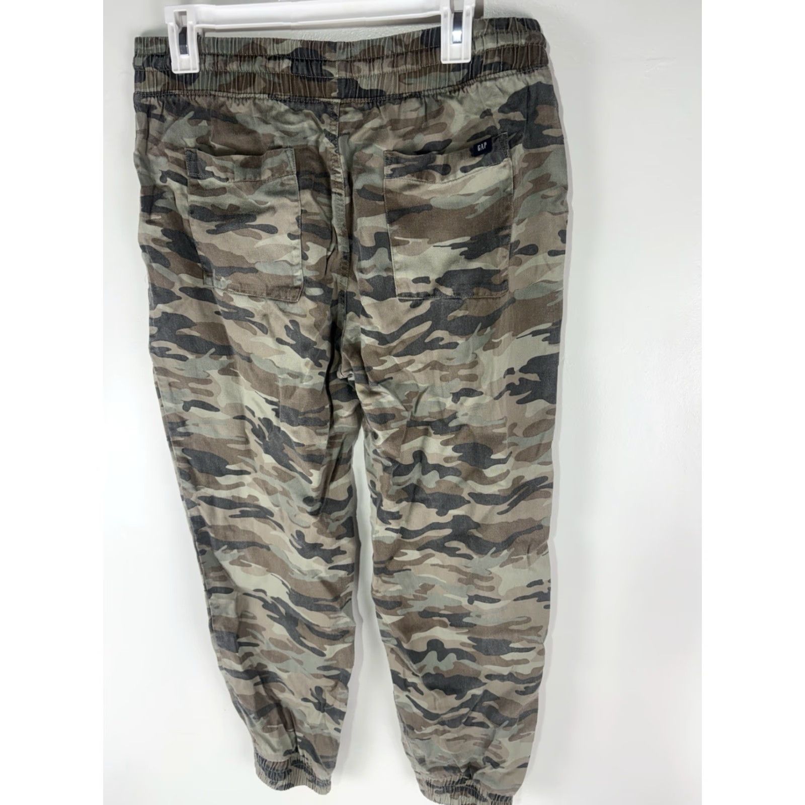 Gap Vintage Gap Camouflage Joggers Women’s Size M Twill Drawstring Waist Tapered Leg Casual Pants Size 32" / US 10 / IT 46 - 4 Thumbnail