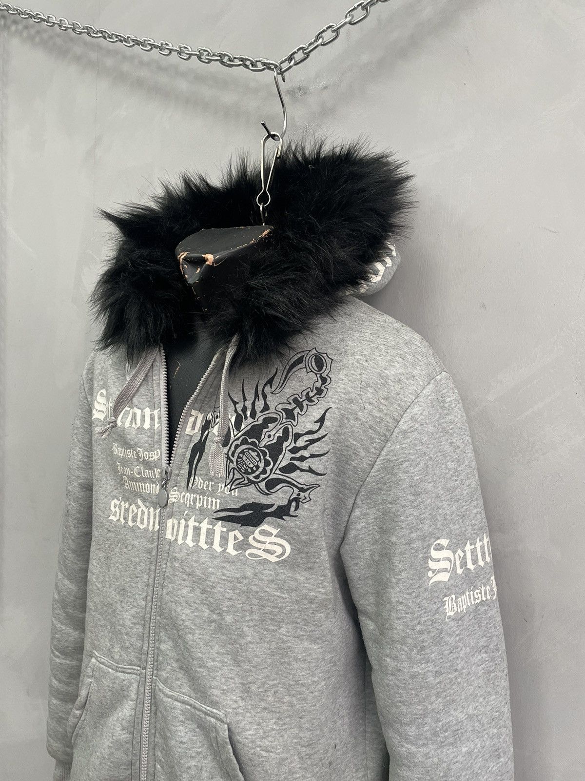 Seditionaries opium fur hood gothic If six was nine hoodie archive y2k Size US M / EU 48-50 / 2 - 3 Thumbnail