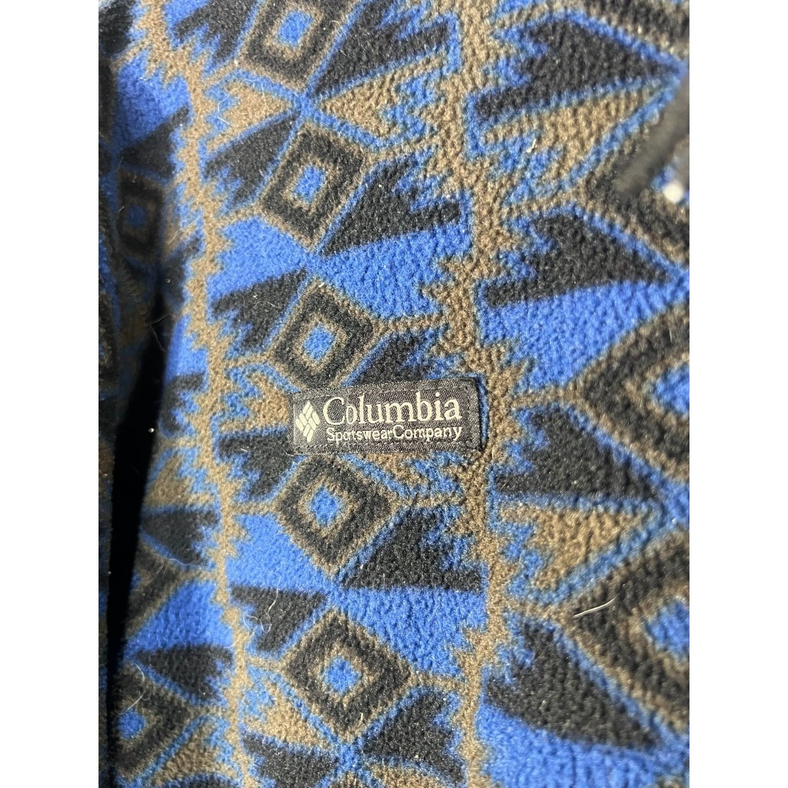 Columbia Vintage Columbia Fleece Mens S Aztec Quarter Zip 90s Outdoor Size US S / EU 44-46 / 1 - 5 Thumbnail