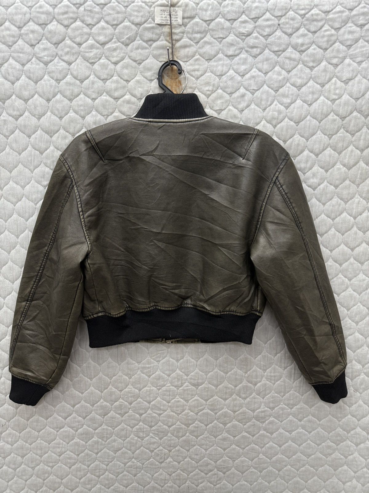 Mango 🔥🔥🔥ARCHIVE MNG MANGO LEATHER JACKET Size XS / US 0-2 / IT 36-38 - 4 Thumbnail