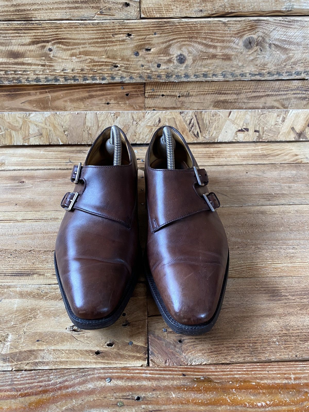 John Lobb John lobb chapel double monk strap leathers shoes sz6.5EE Size US 7.5 / EU 40-41 - 3 Thumbnail