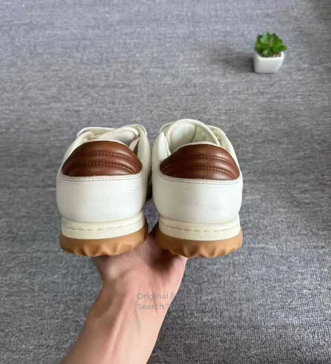 Gucci gucci mac80 white brown sneakers size 41. Size US 8 / EU 41 - 6 Thumbnail