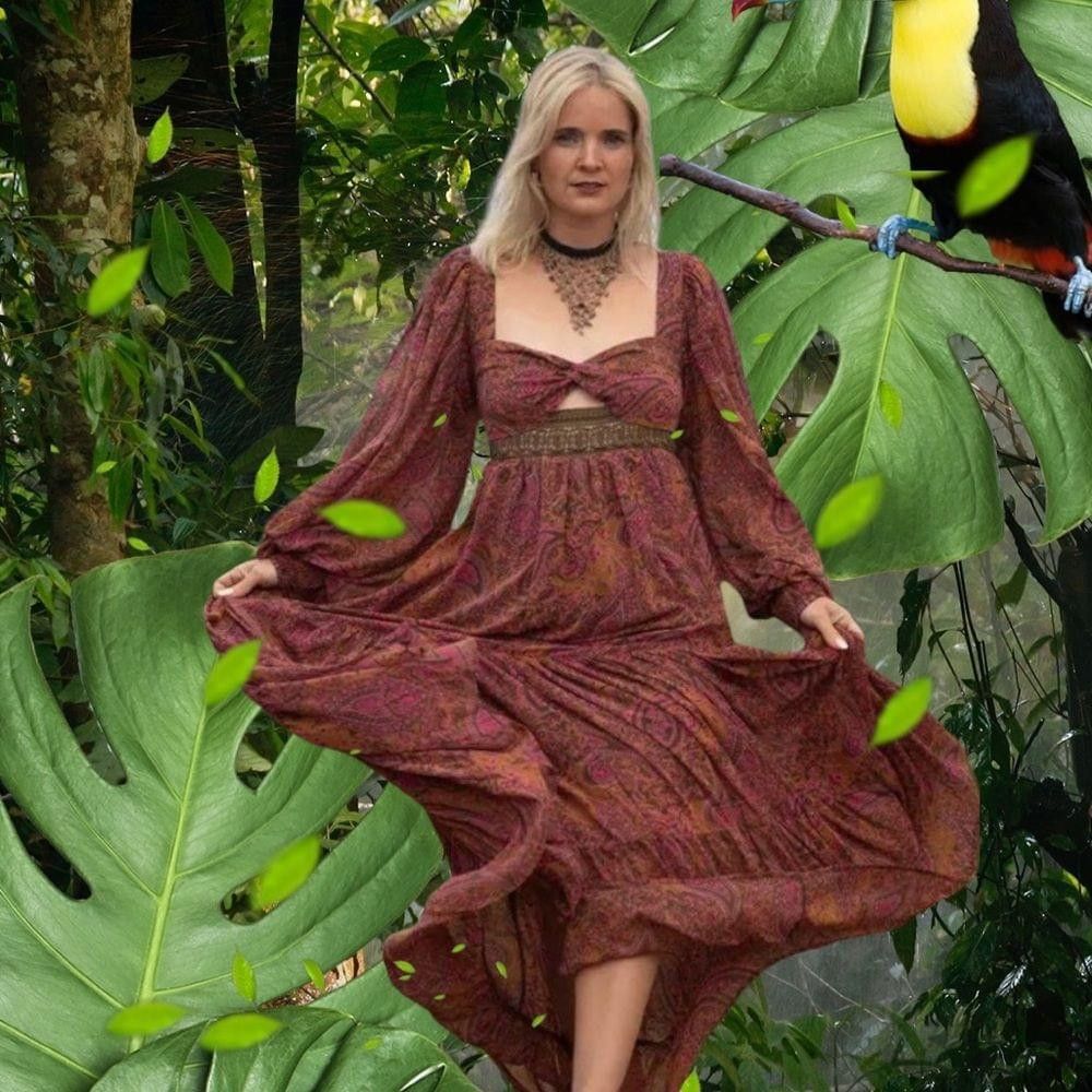 Free People New Free People Folklore Maxi Dress Size XS $288 Size XS / US 0-2 / IT 36-38 - 5 Thumbnail