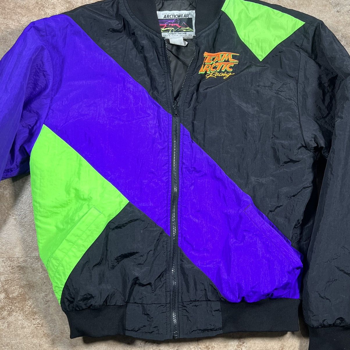 Other × Vintage Vtg 90s Arctic Cat / vvombbdr Snowmobile Racing Jacket Size US M / EU 48-50 / 2 - 13 Thumbnail