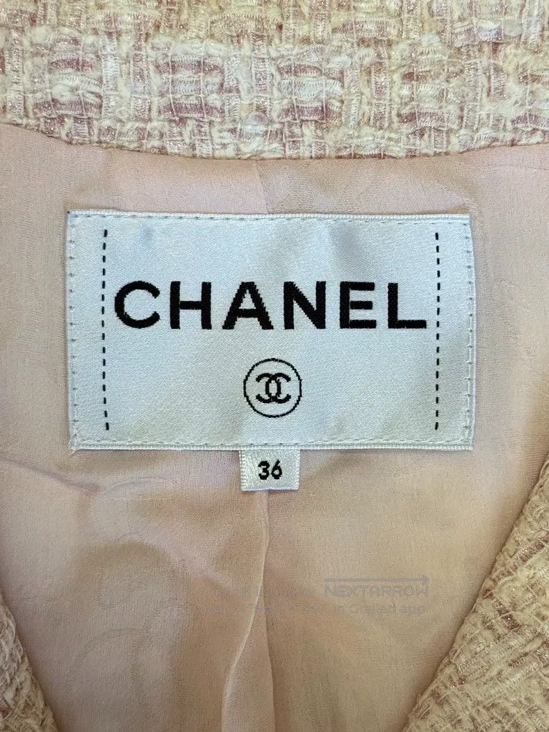 Chanel Chanel Pink knitted suit jacket Size XS / US 0-2 / IT 36-38 - 8 Thumbnail
