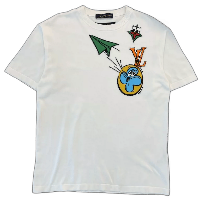Louis Vuitton Louis Vuitton Graphic Print T-Shirt Size US L / EU 52-54 / 3 - 1 Thumbnail