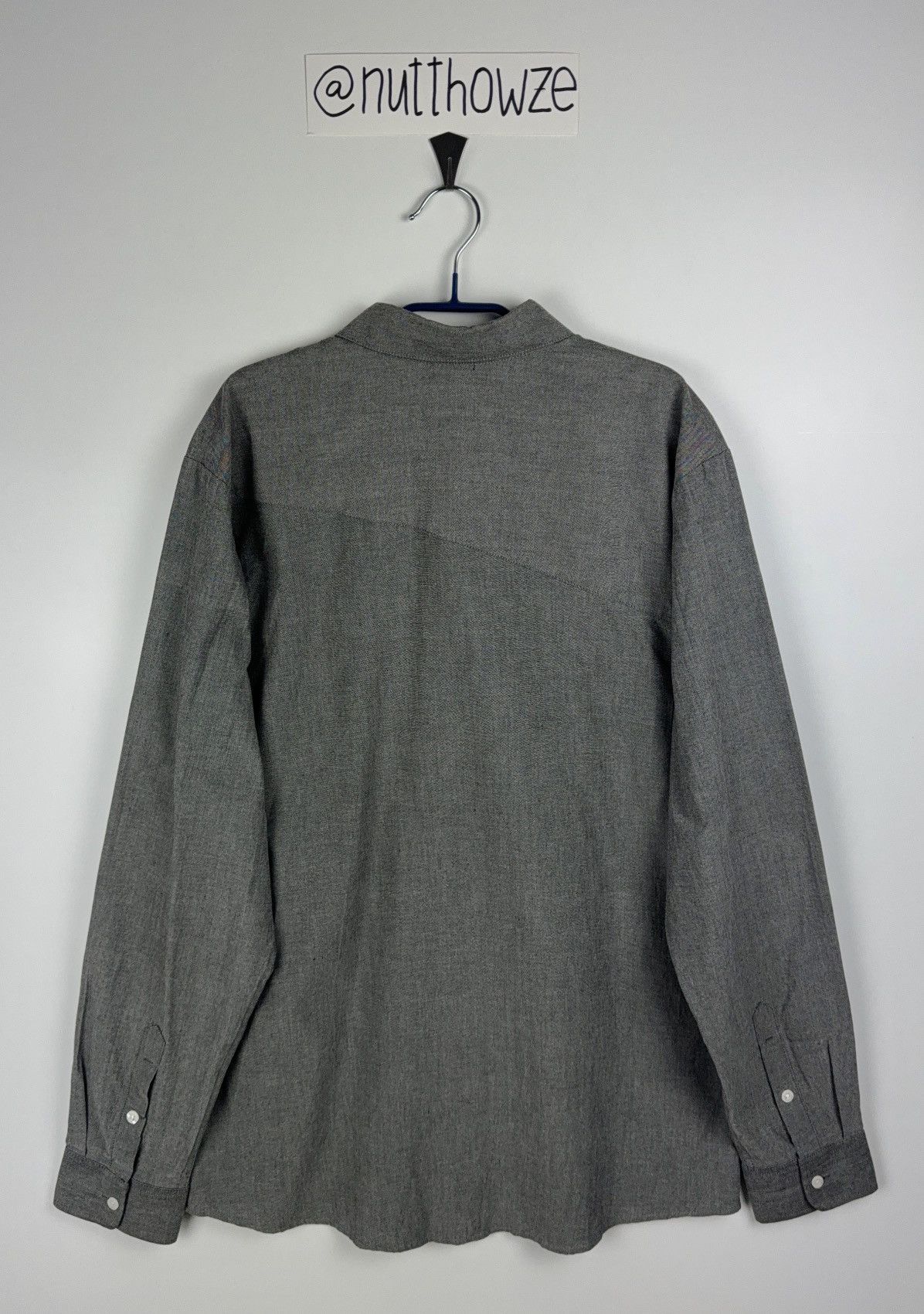 Volcom Volcom Modern Fit Long Sleeve Button-Up Grey Shirt Size US XL / EU 56 / 4 - 2 Thumbnail